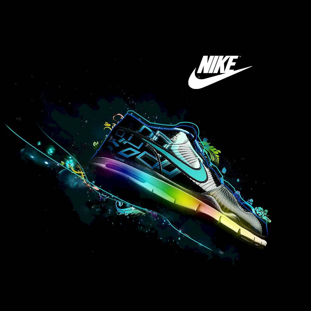 Cool Neon Nike Sko Wallpaper