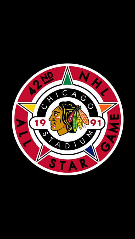 Cool Nhl Chicago Blackhawks Logo Wallpaper