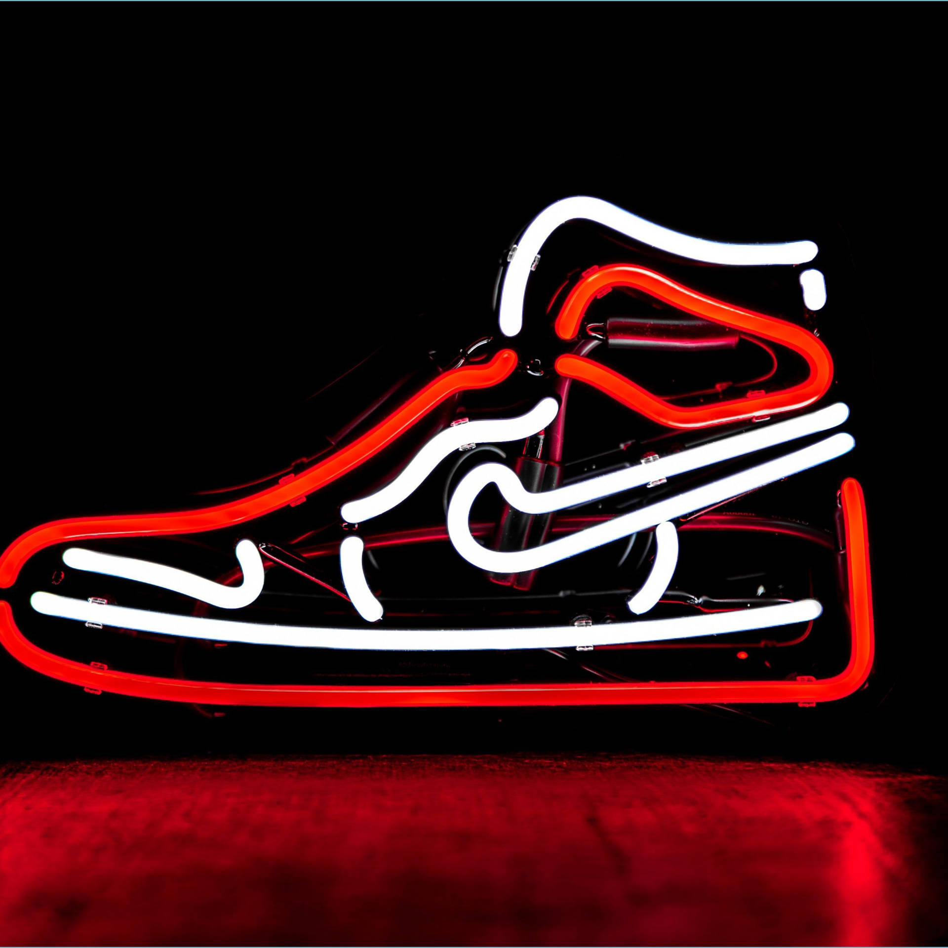 Føl kraften med det seje Nike-sko tapet. Wallpaper