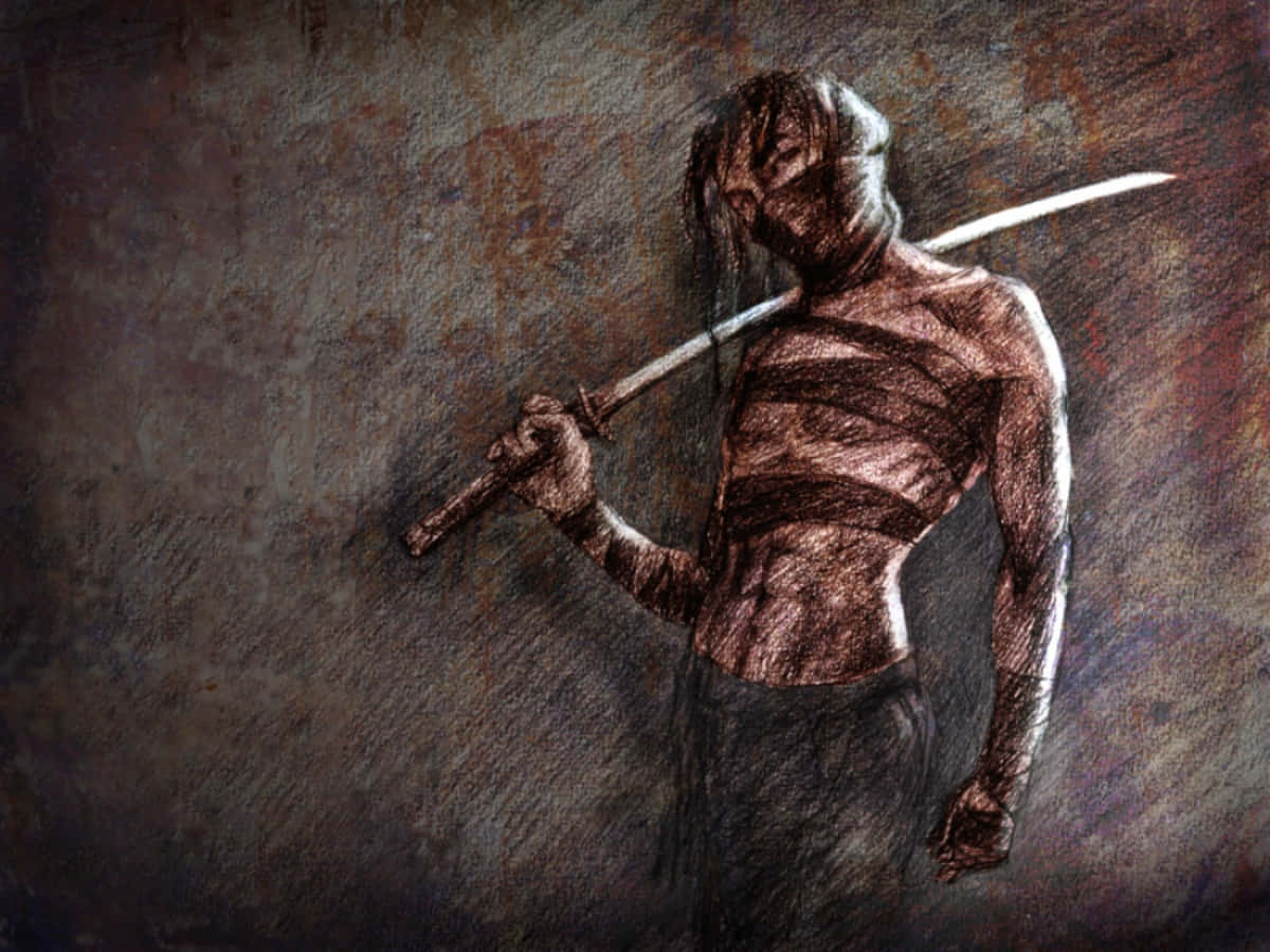 Legendarisk Stealth Warrior aktiverer forbløffende visuelle kræfter. Wallpaper