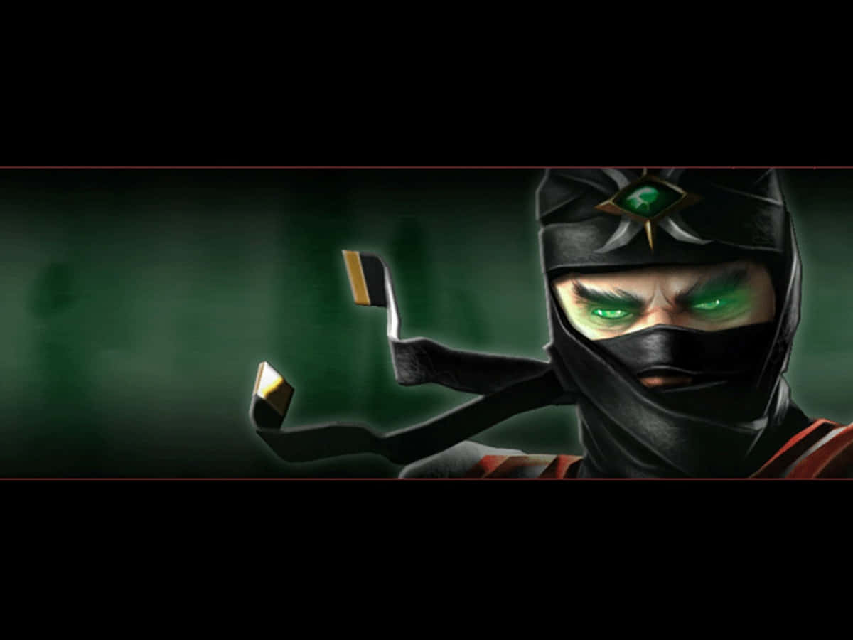 Papel De Parede Irado Do Ninja Ermac Do Mortal Kombat. Papel de Parede