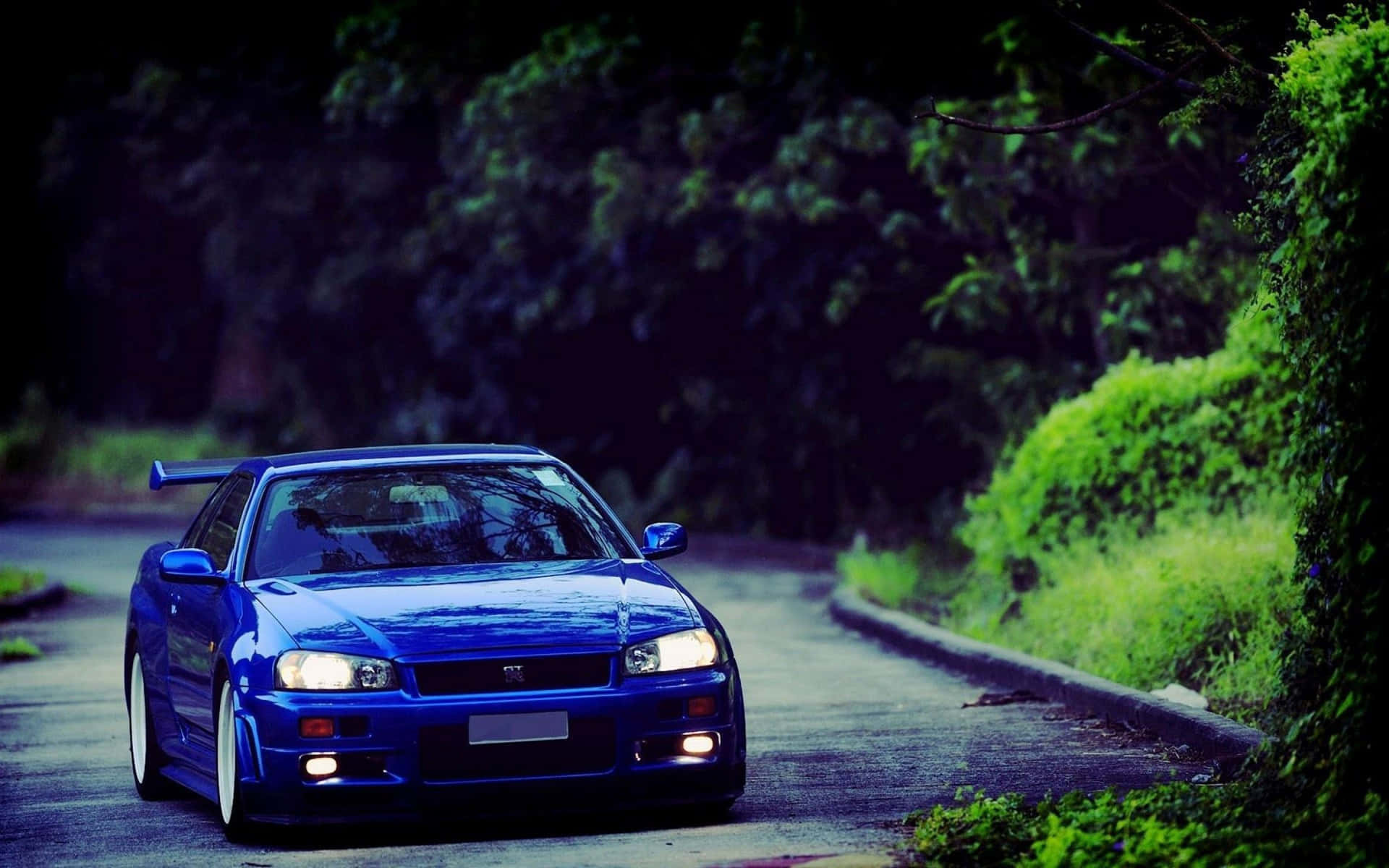 "Cool and Sporty: Nissan Skyline" Wallpaper