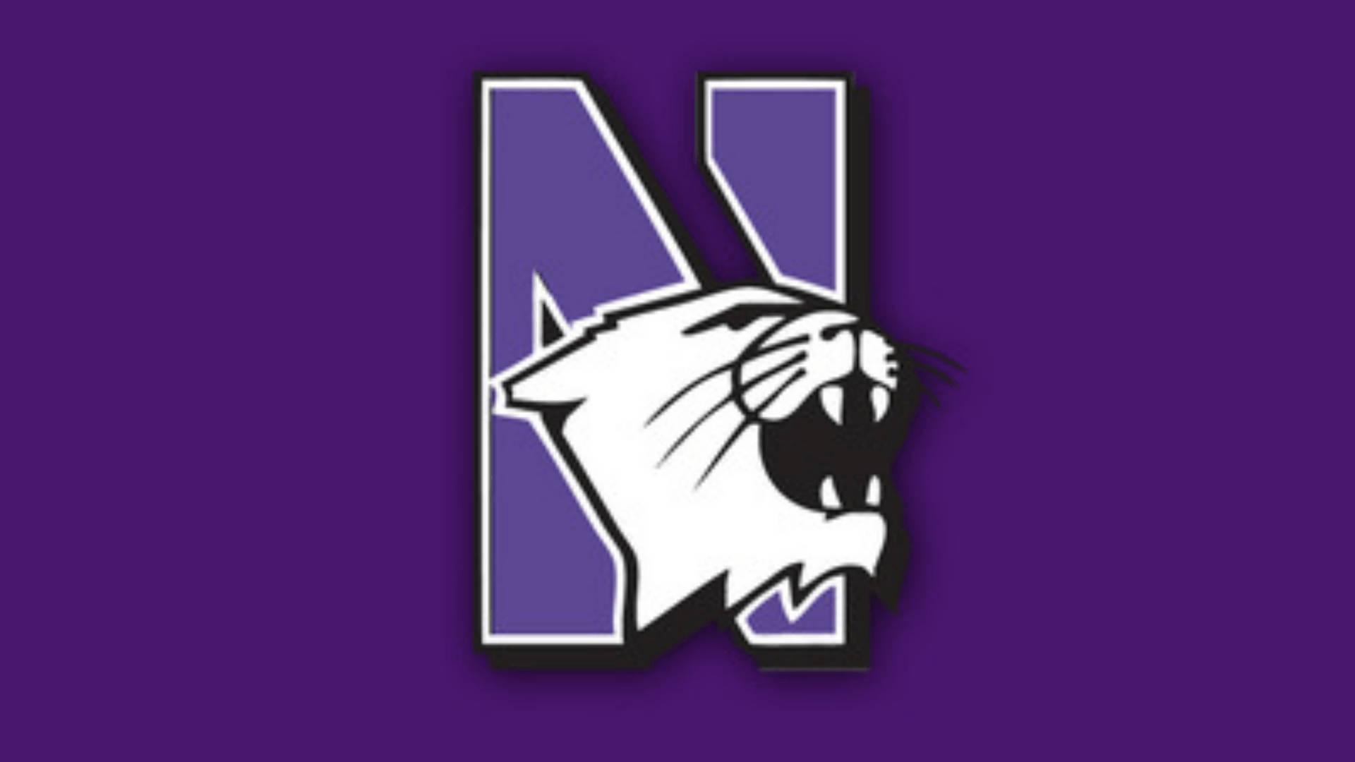 Logotiposgeniales De Los Northwestern University Wildcats Fondo de pantalla