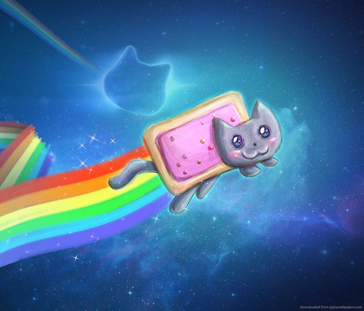 Cool Nyan Cat Fan Art Wallpaper