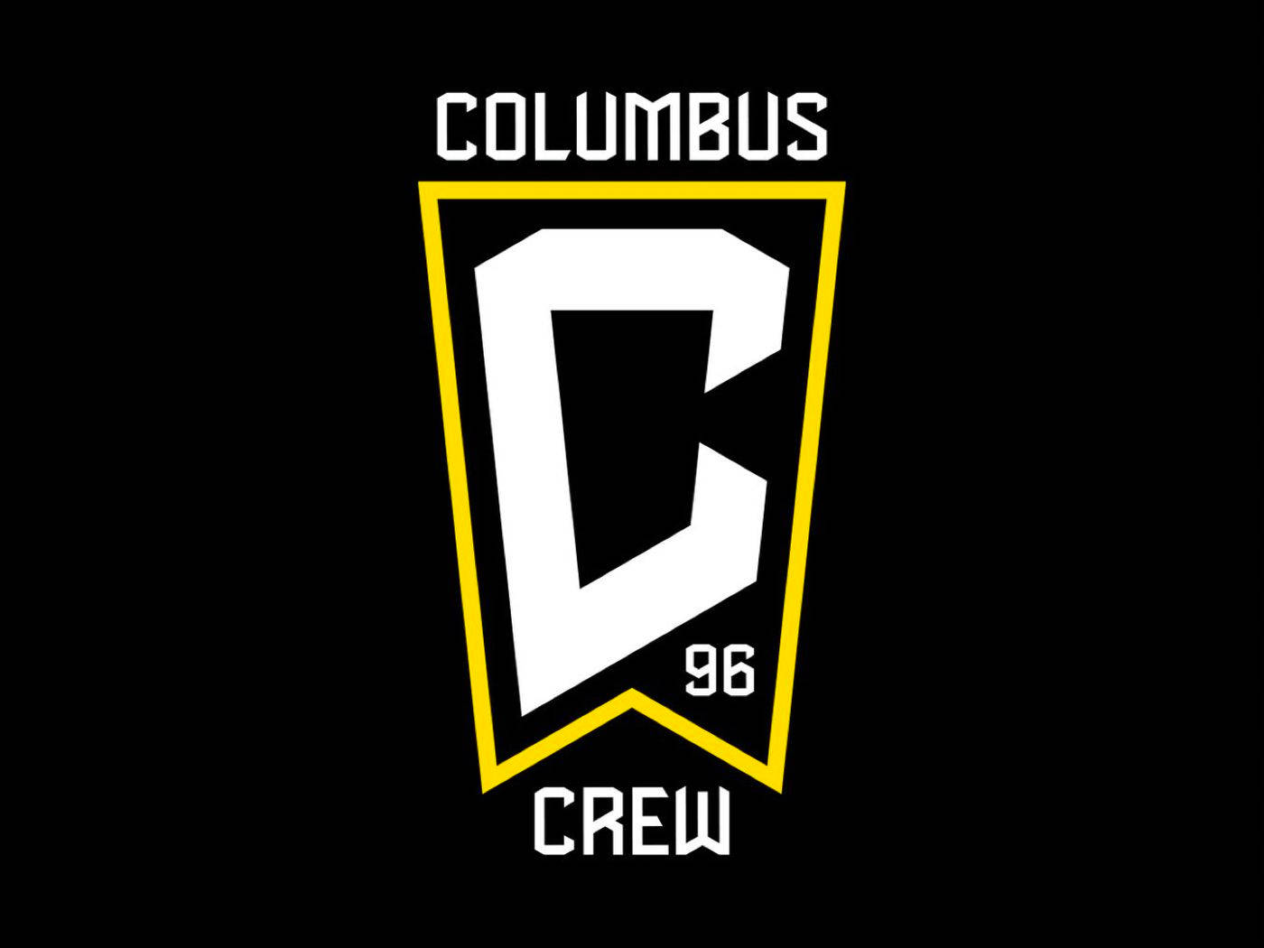 Sjovt gammeldags logo af Columbus Crew Wallpaper