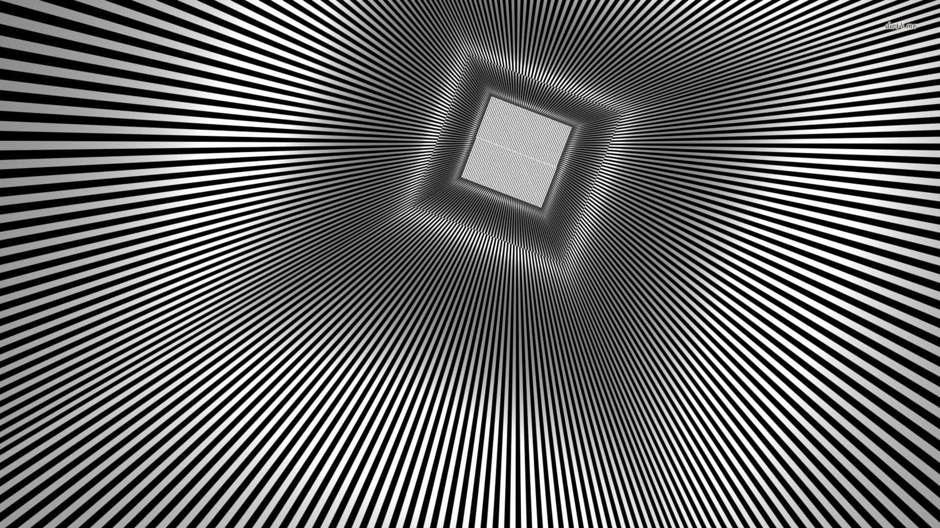 Oändligrumskorridor Coola Optiska Illusioner. Wallpaper