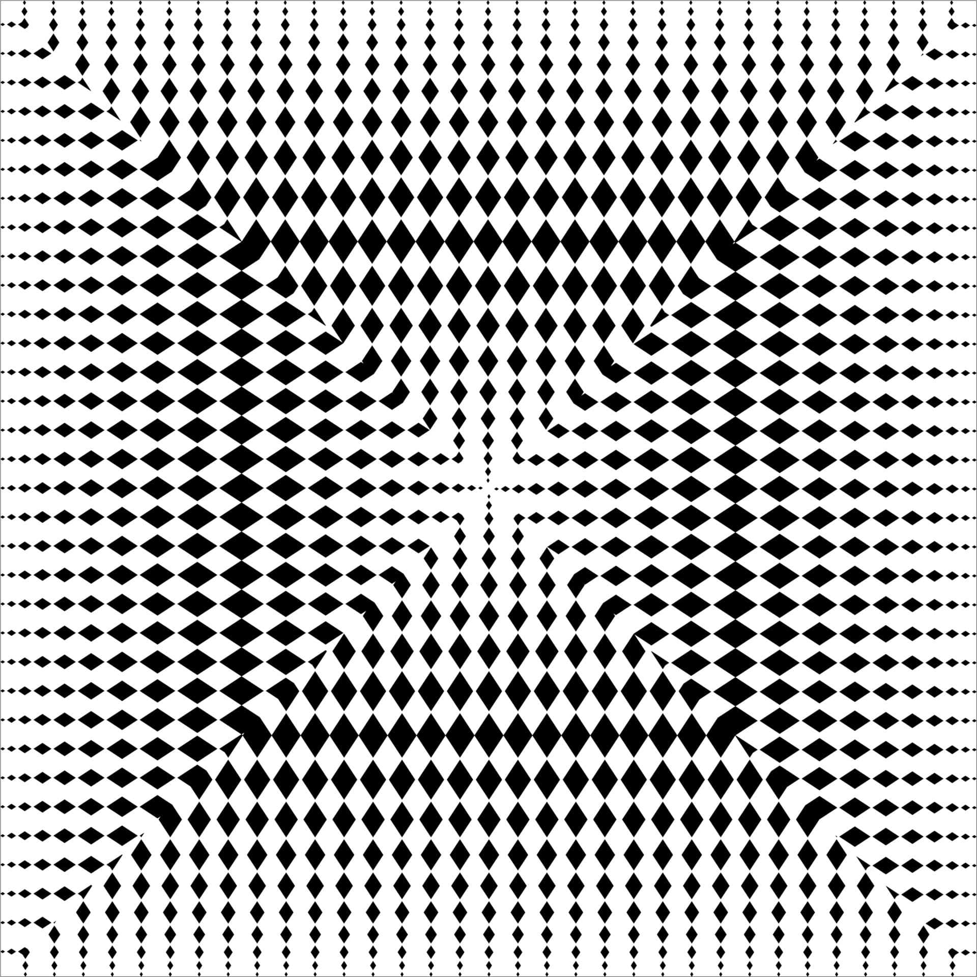 Undgå fængslet fra Perception med dette cool optiske illusion. Wallpaper