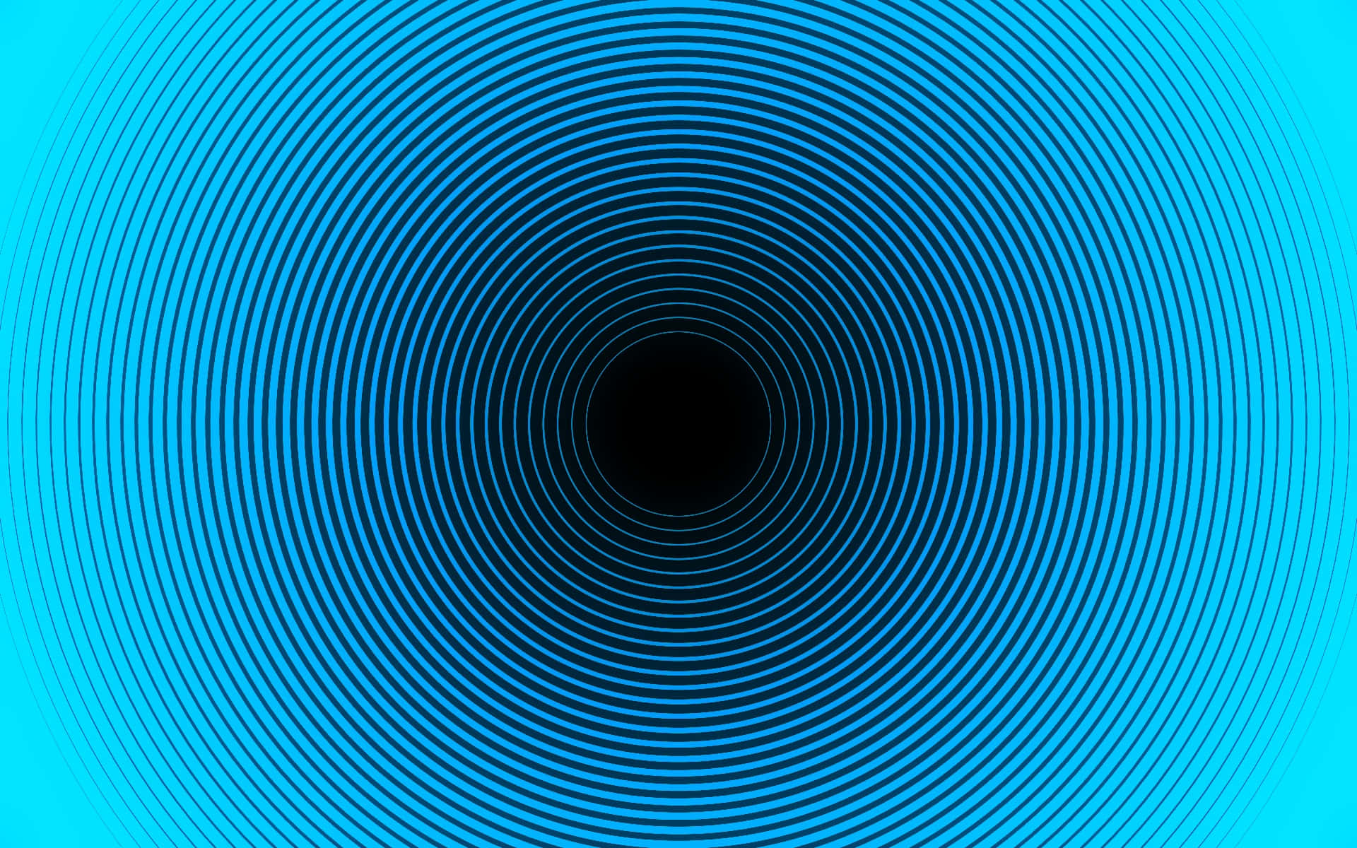 Blåsvart Spiraler Coola Optiska Illusioner. Wallpaper