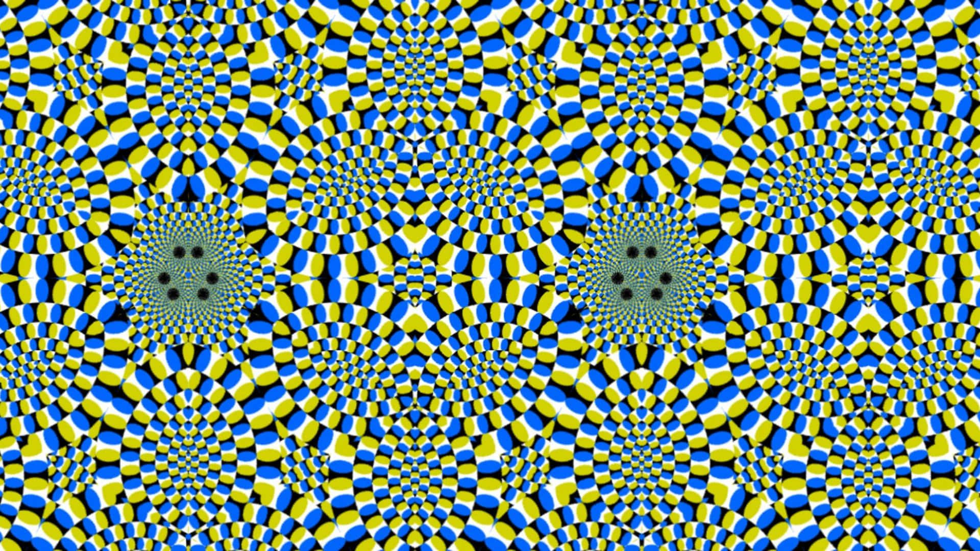 Bunteoptische Illusion Wallpaper