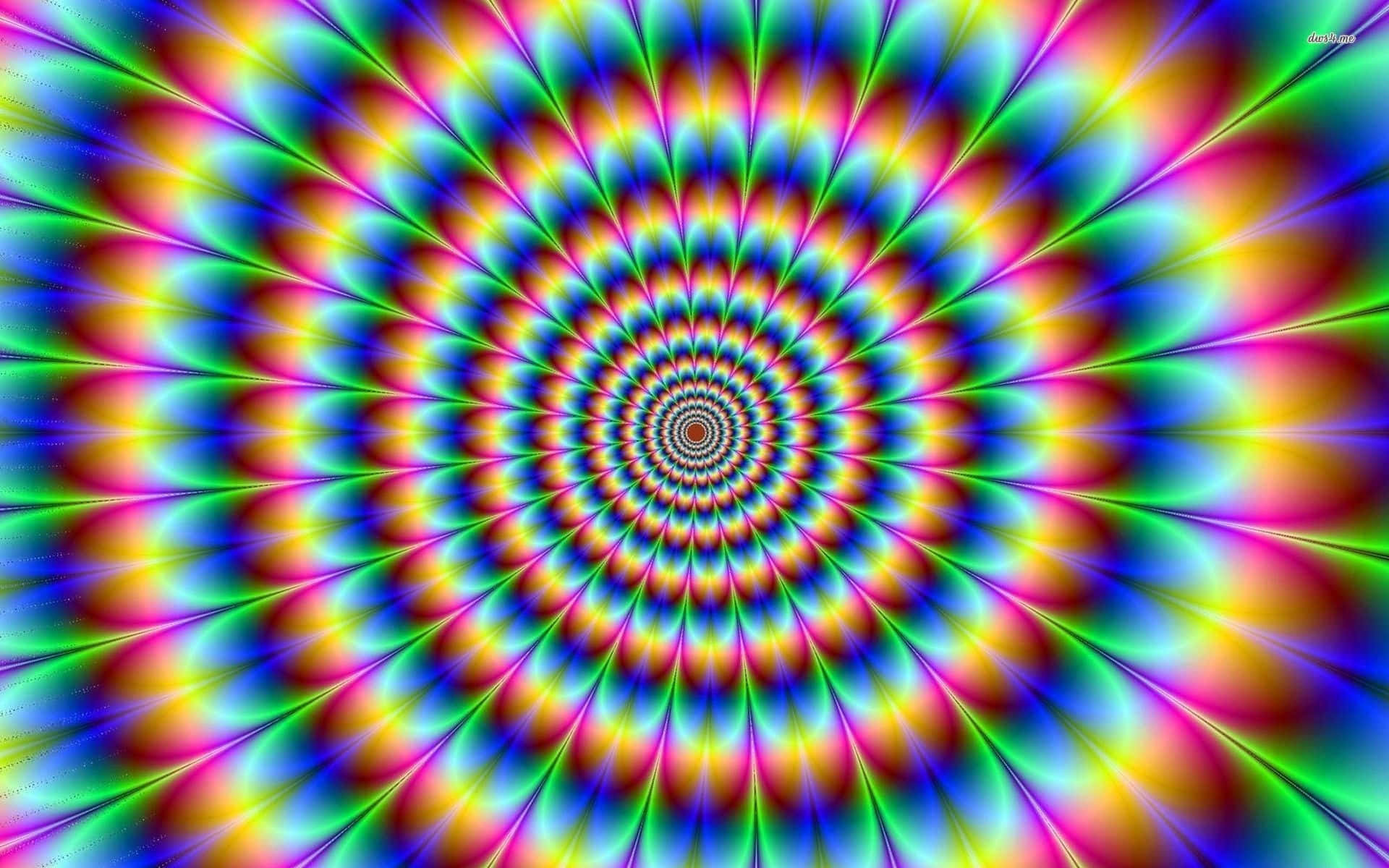 Hippie Pattern Cool Optical Illusions Wallpaper