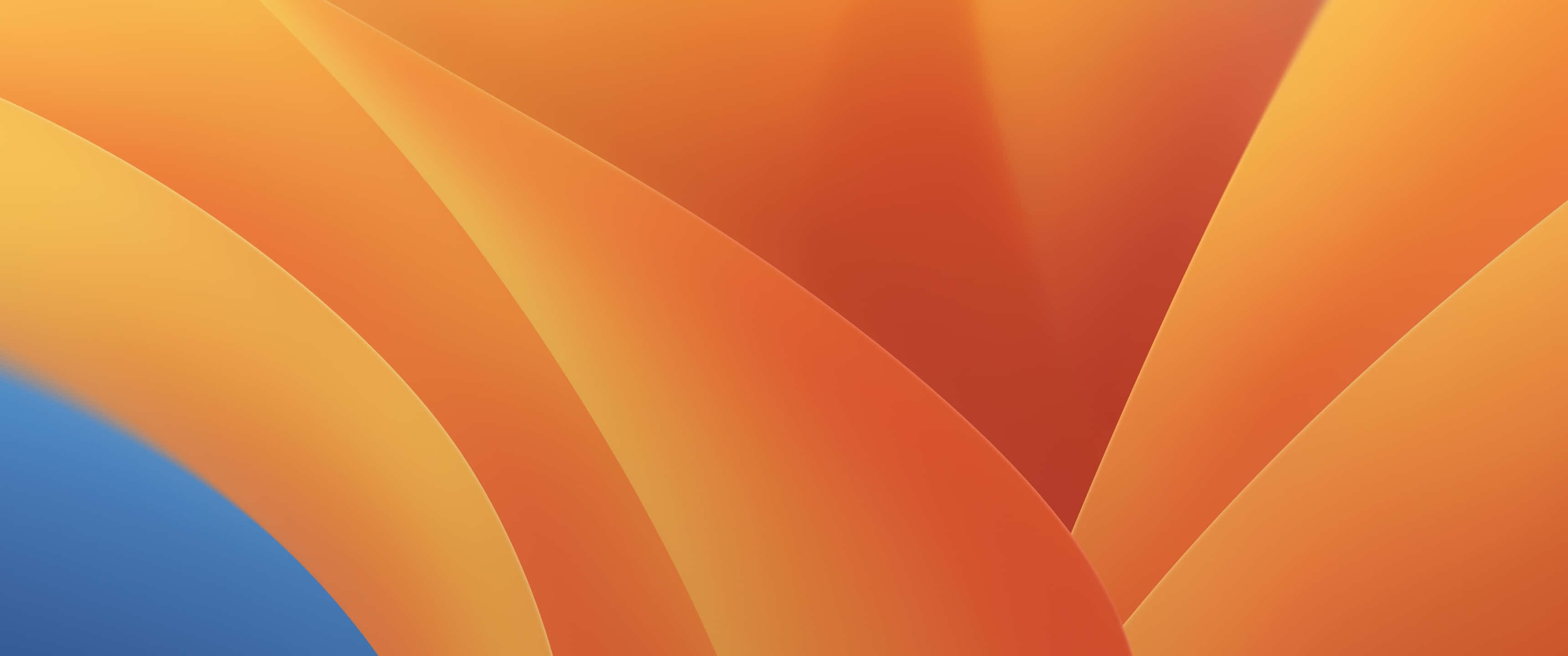 Vibrant Cool Orange Abstract Background