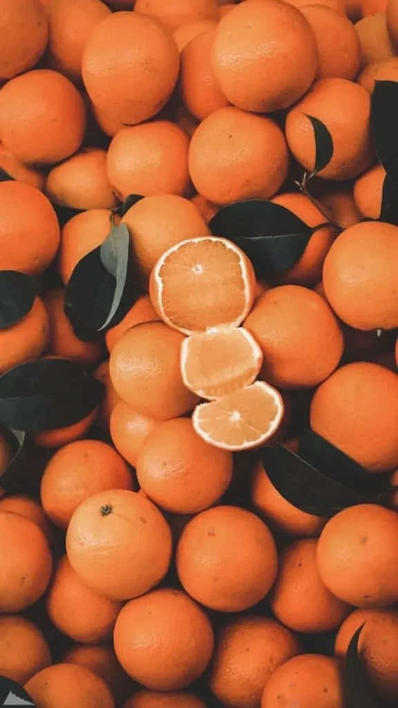 Cool Orange Gradient Background