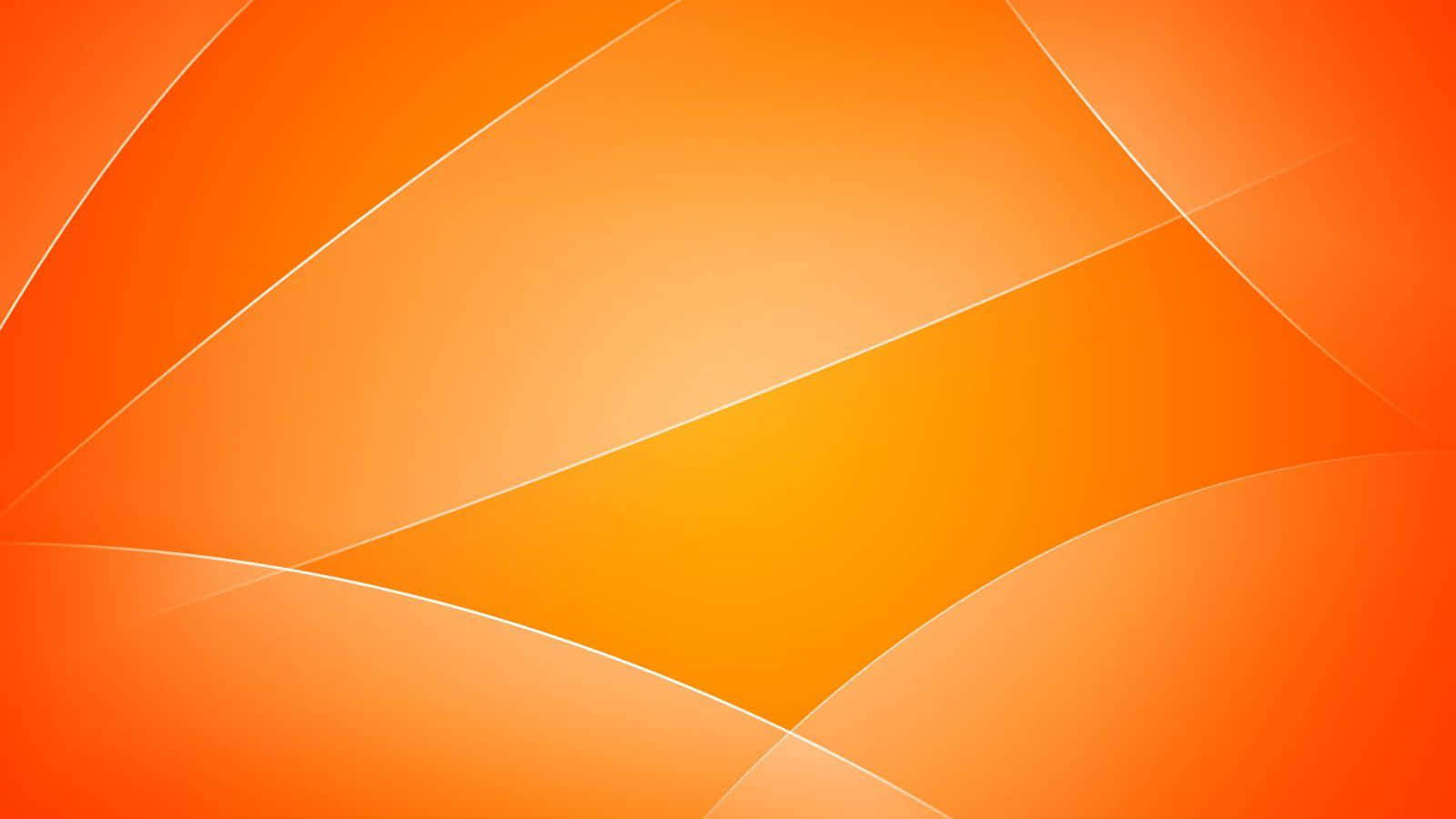 Einhelles Orangefarbenes Leuchten Strahlt Von Kühlen Oberflächen Ab. Wallpaper
