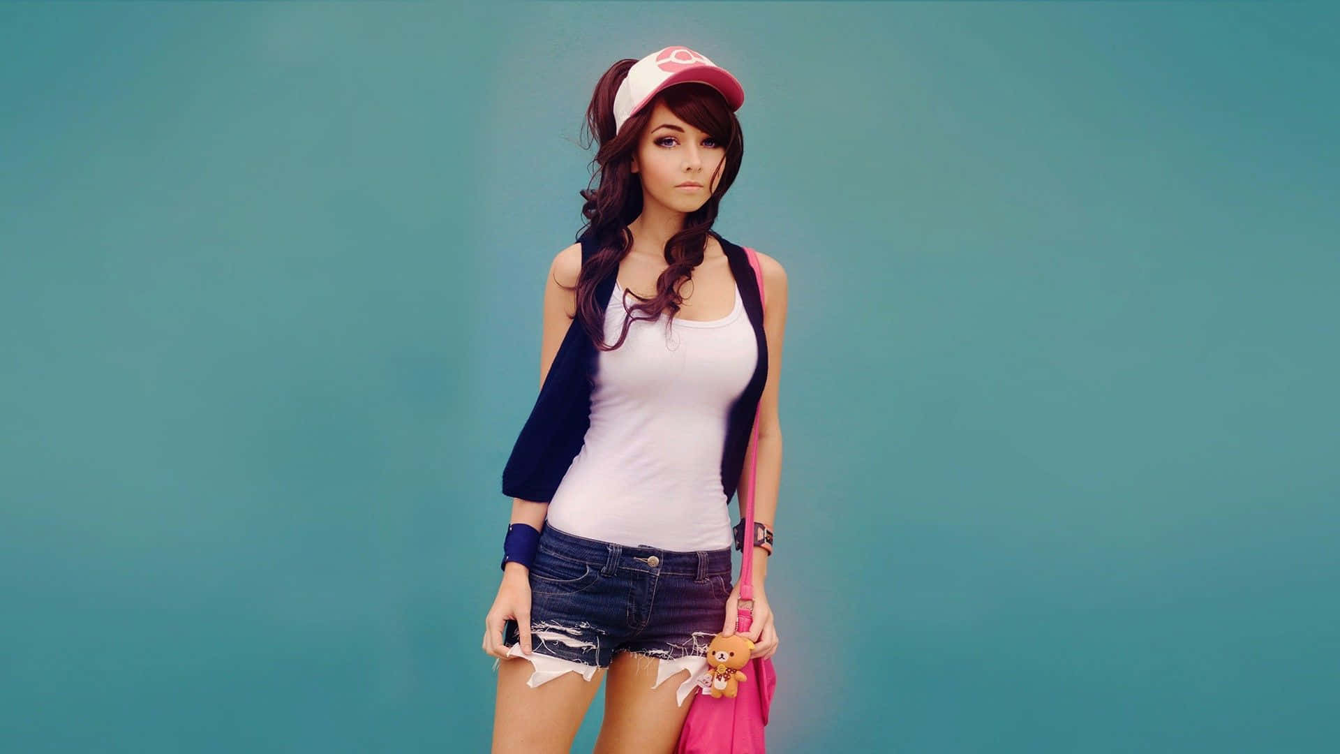 Cool Outfit Idea For Young Teenager Girl Wallpaper
