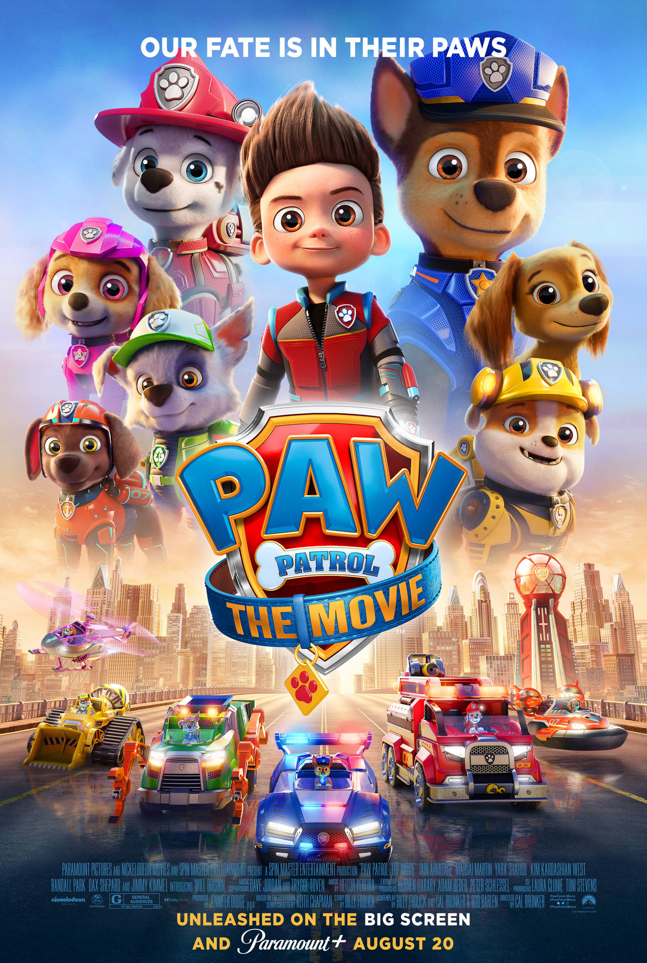 Cool Paw Patrol The Movie Poster Wallpaper