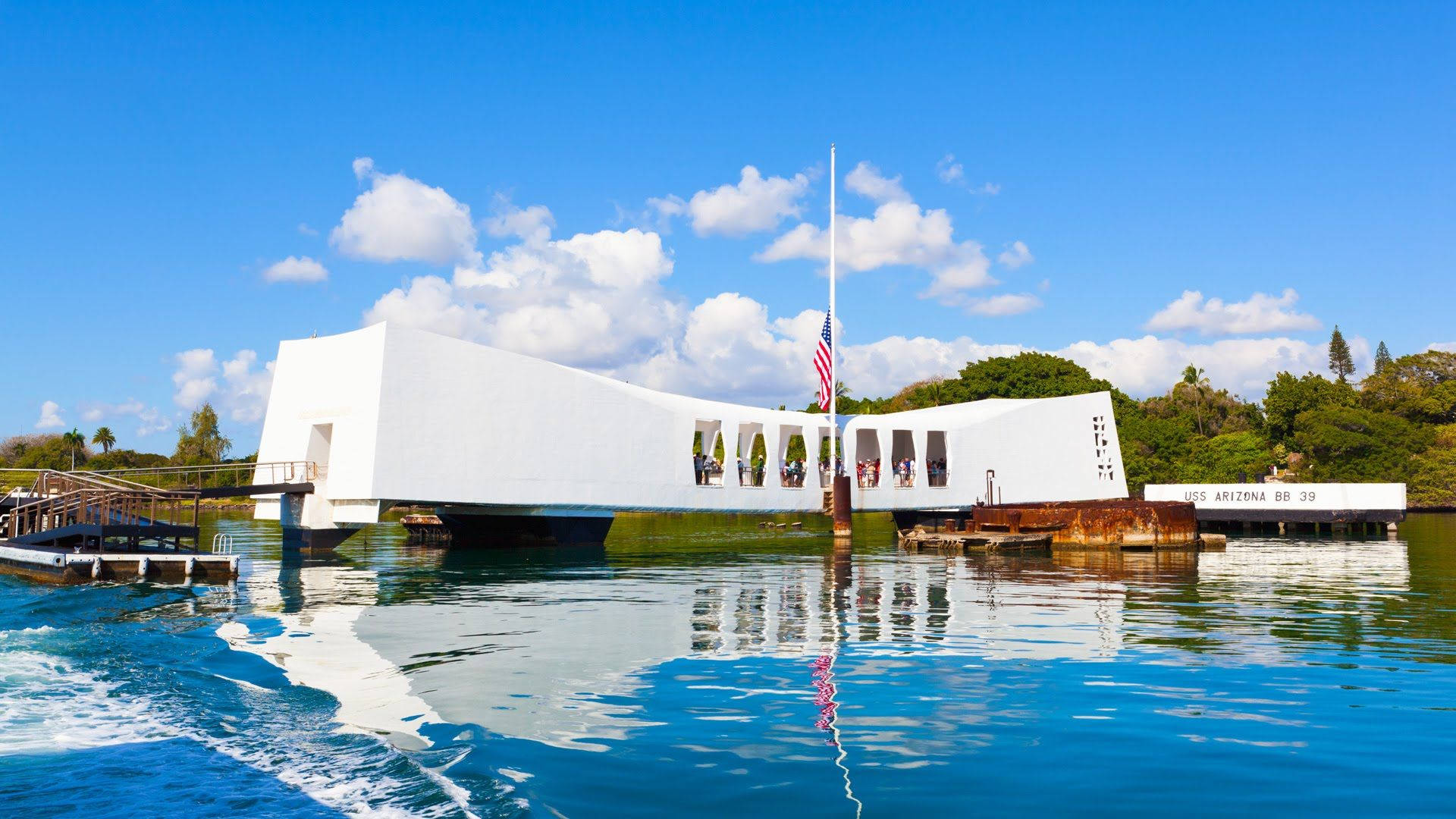 Cool Pearl Harbor Memorial In Hawaii Wallpaper