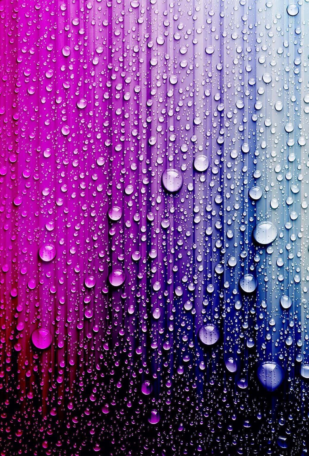 Portrait Blue And Purple Water Drops Cool Photos Background