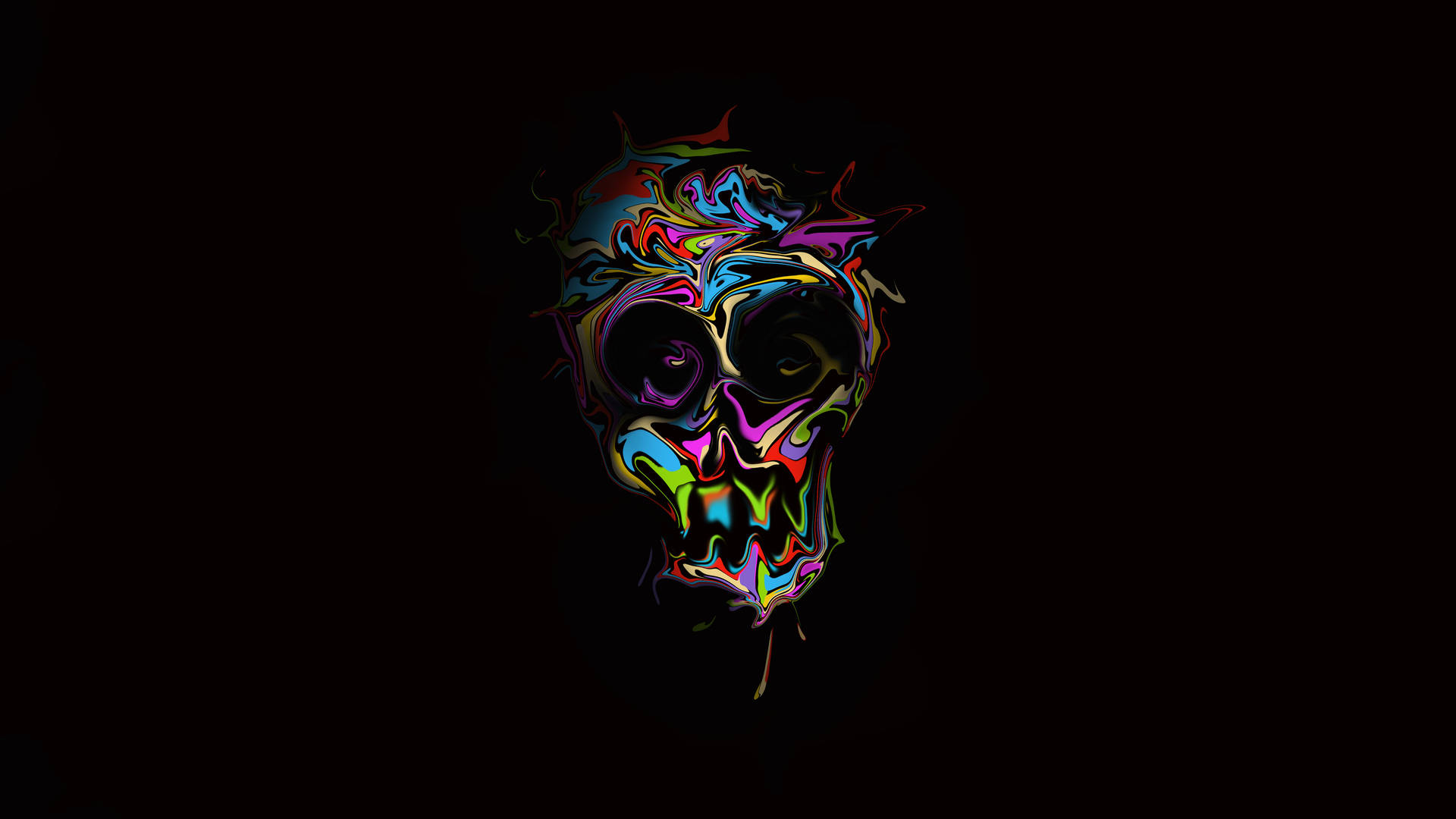 Cool Pictures Trippy Skull Wallpaper