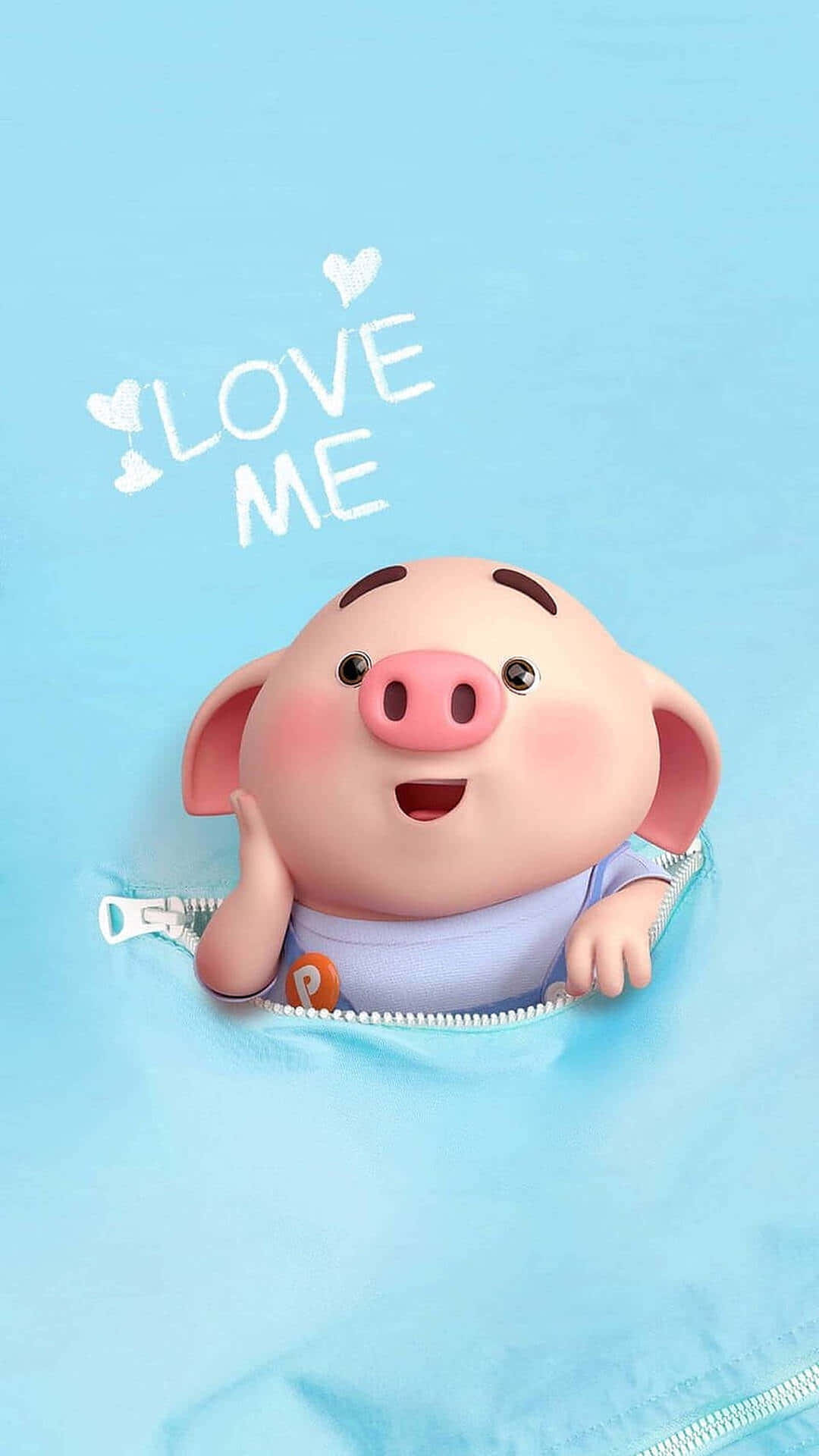 Cool Piggy In Pocket Wallpaper
