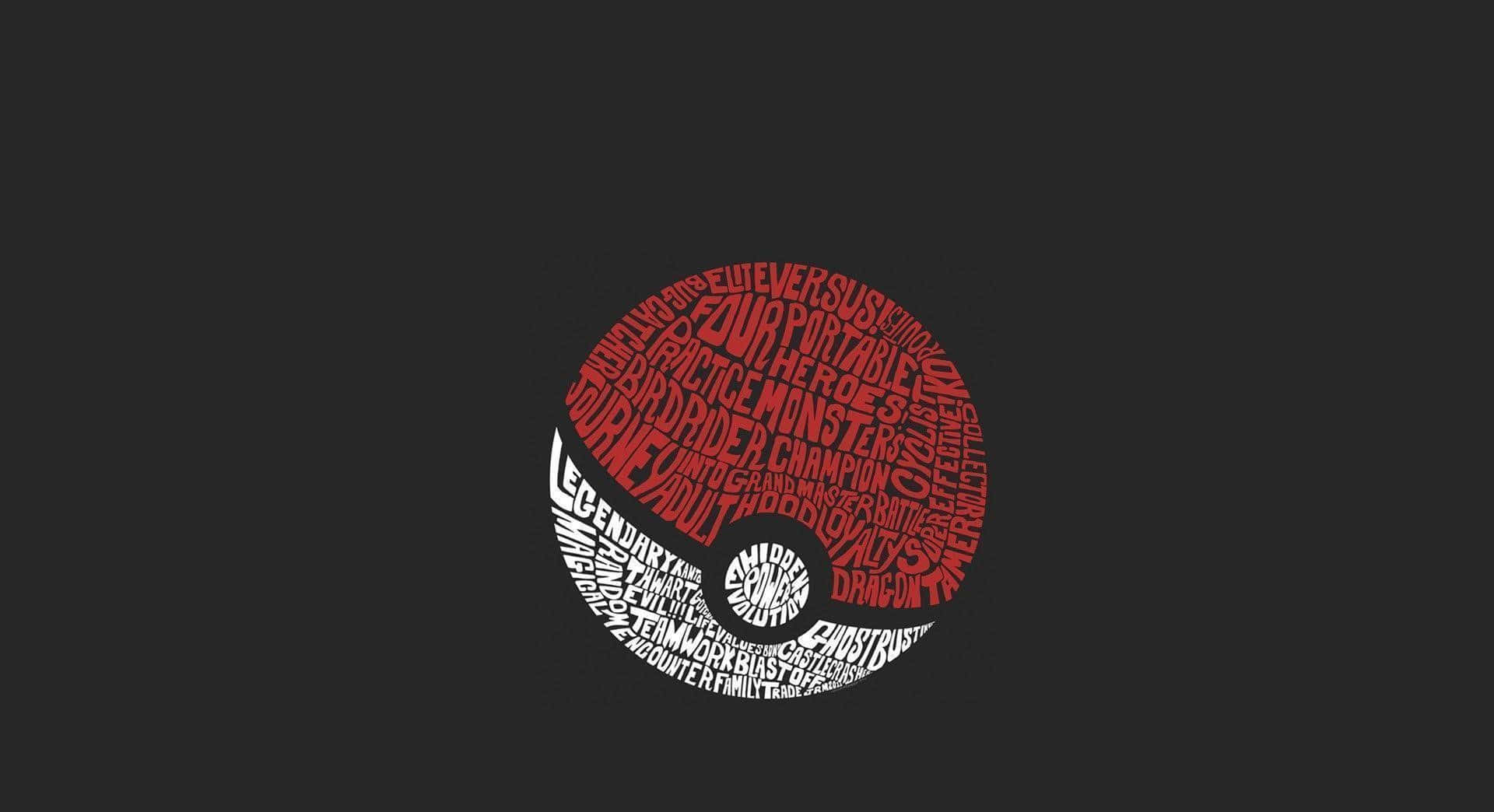 Fondode Pantalla De Arte De Palabras De Pokemon.