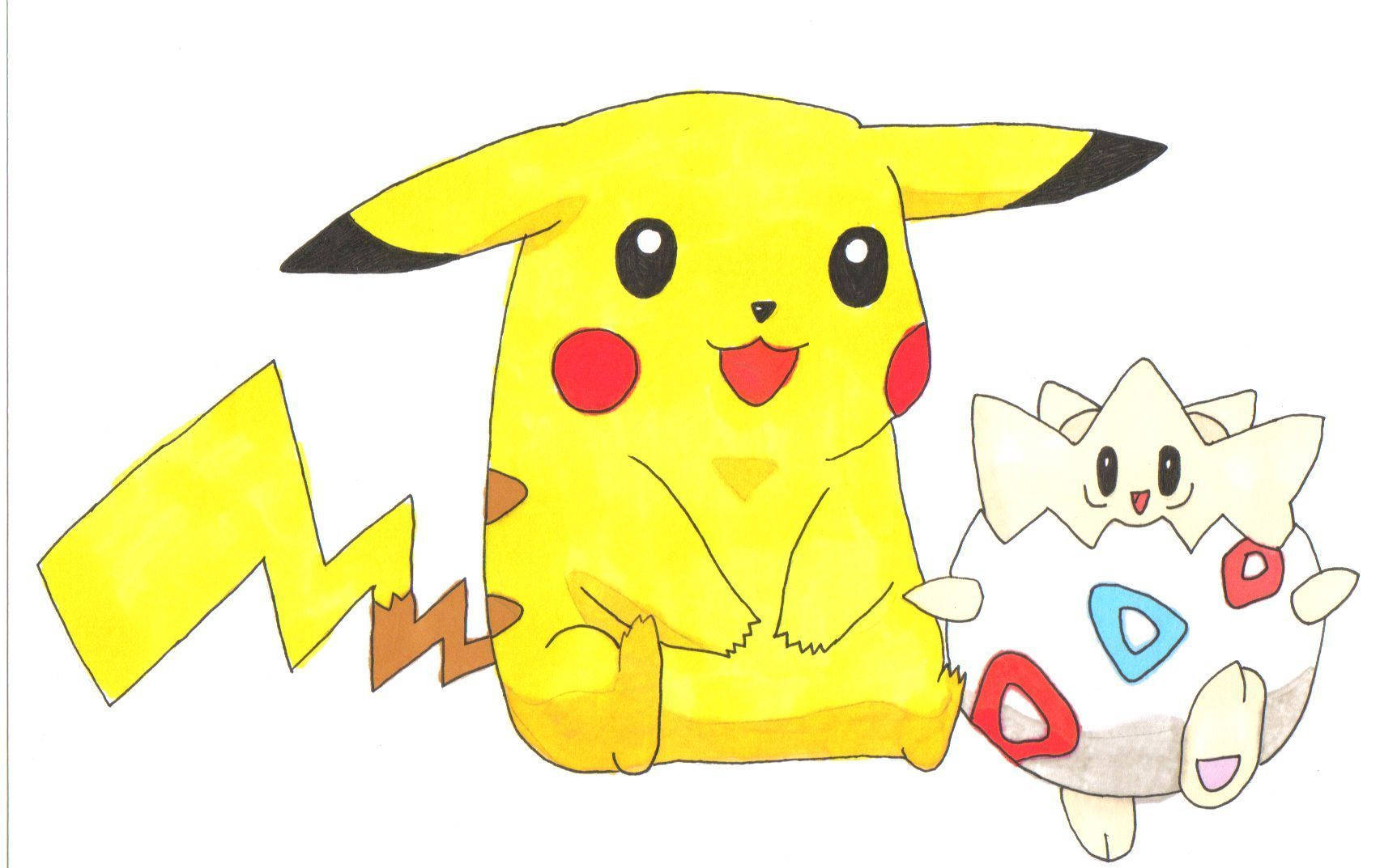 Cool Pokemon Pikachu And Togepi Picture