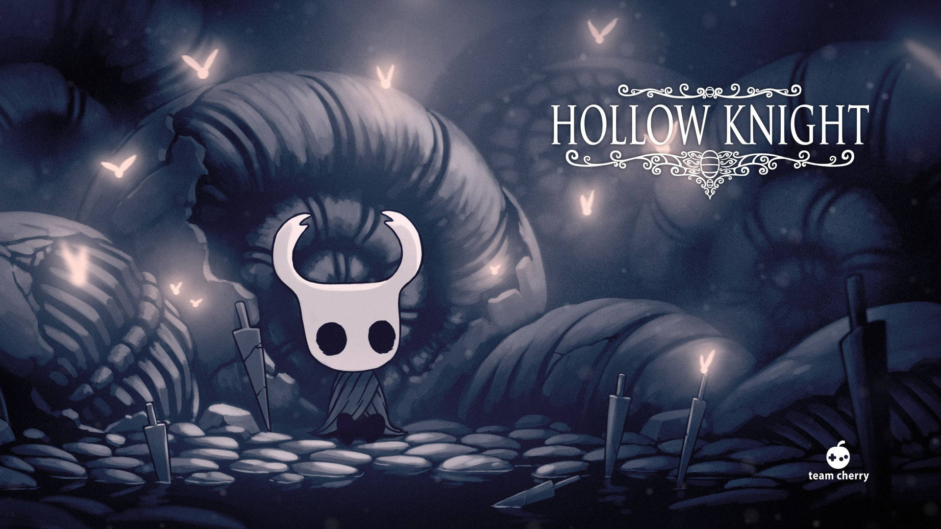 Cool Poster Of Hollow Knight Wallpaper