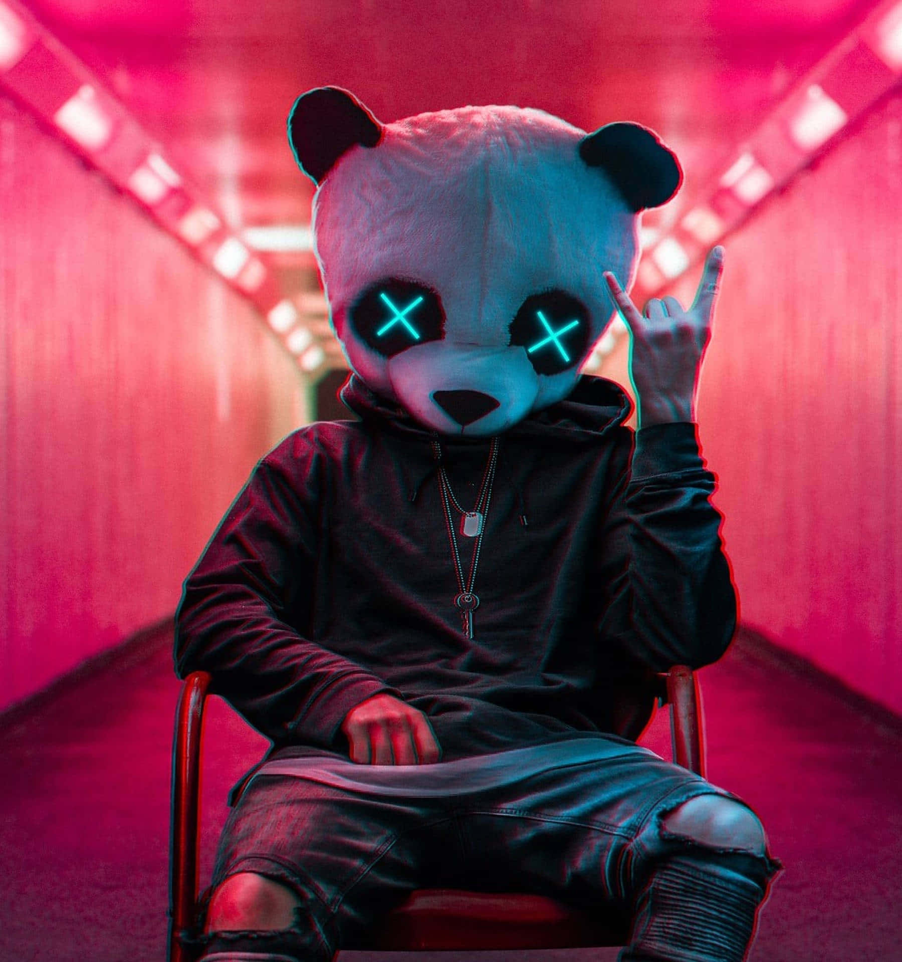 Cool Anonymous Panda Head Profile Picture