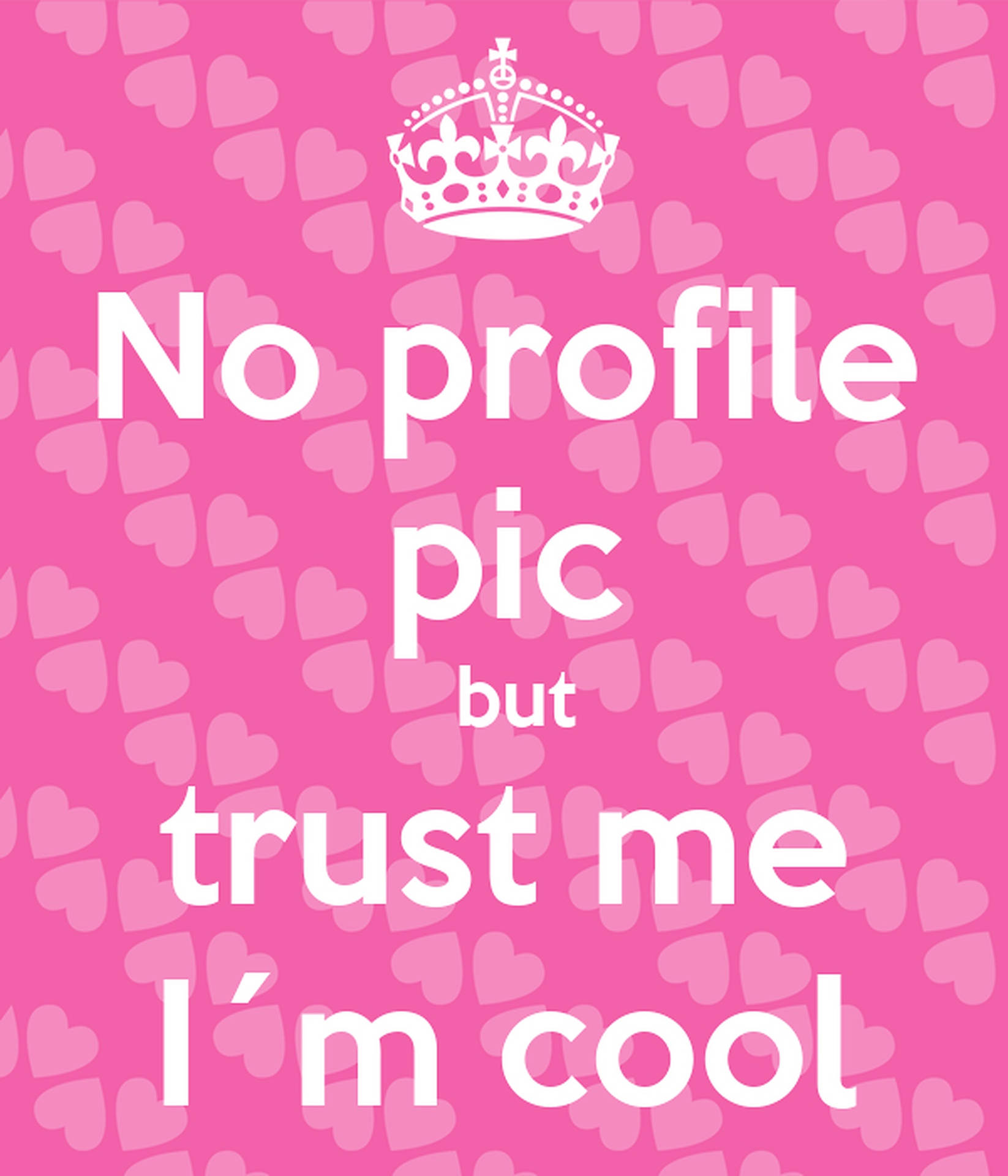 Cool Profile Pictures Pink Crown Background