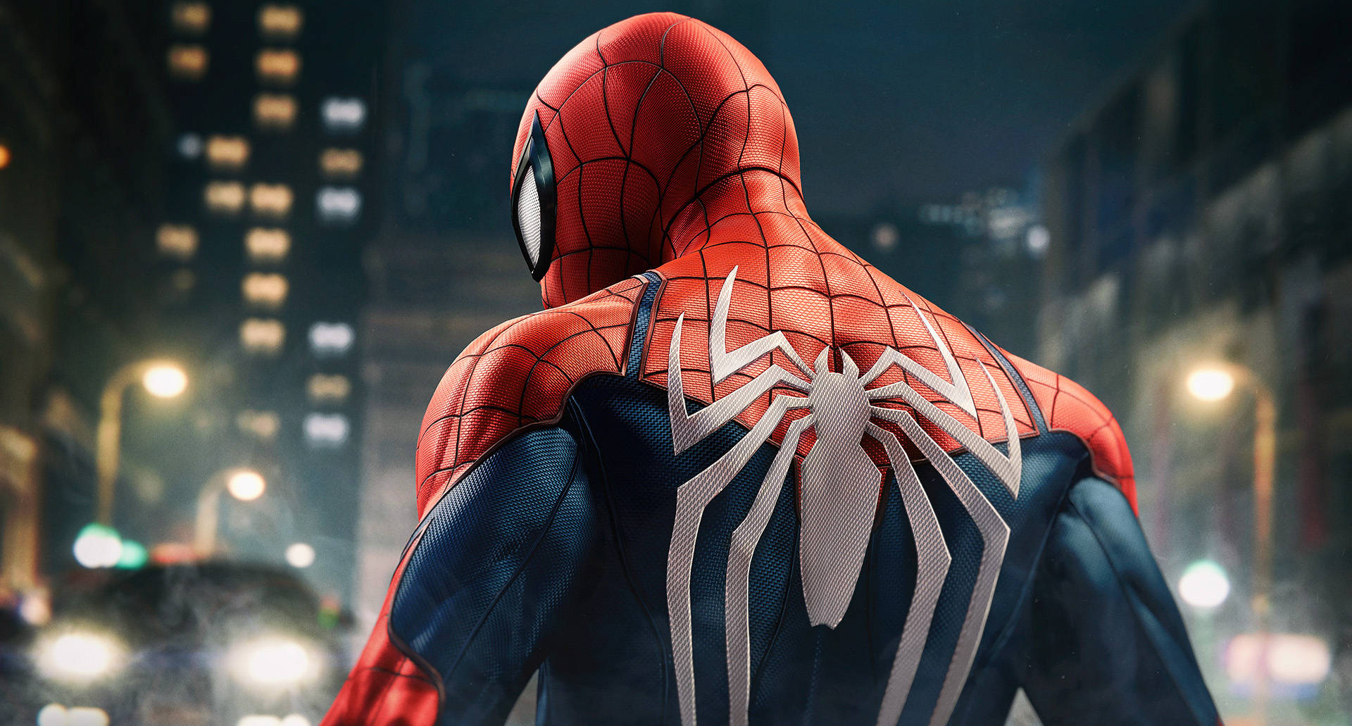 Cool Ps5 Gaming Desktop Spider-man Background