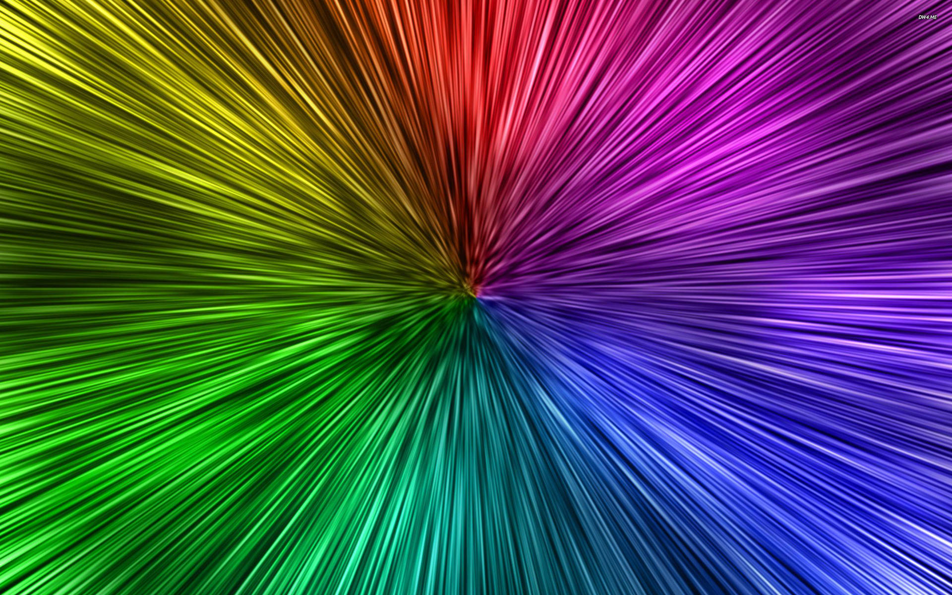 Cool Rainbow Neon Striber Wallpaper