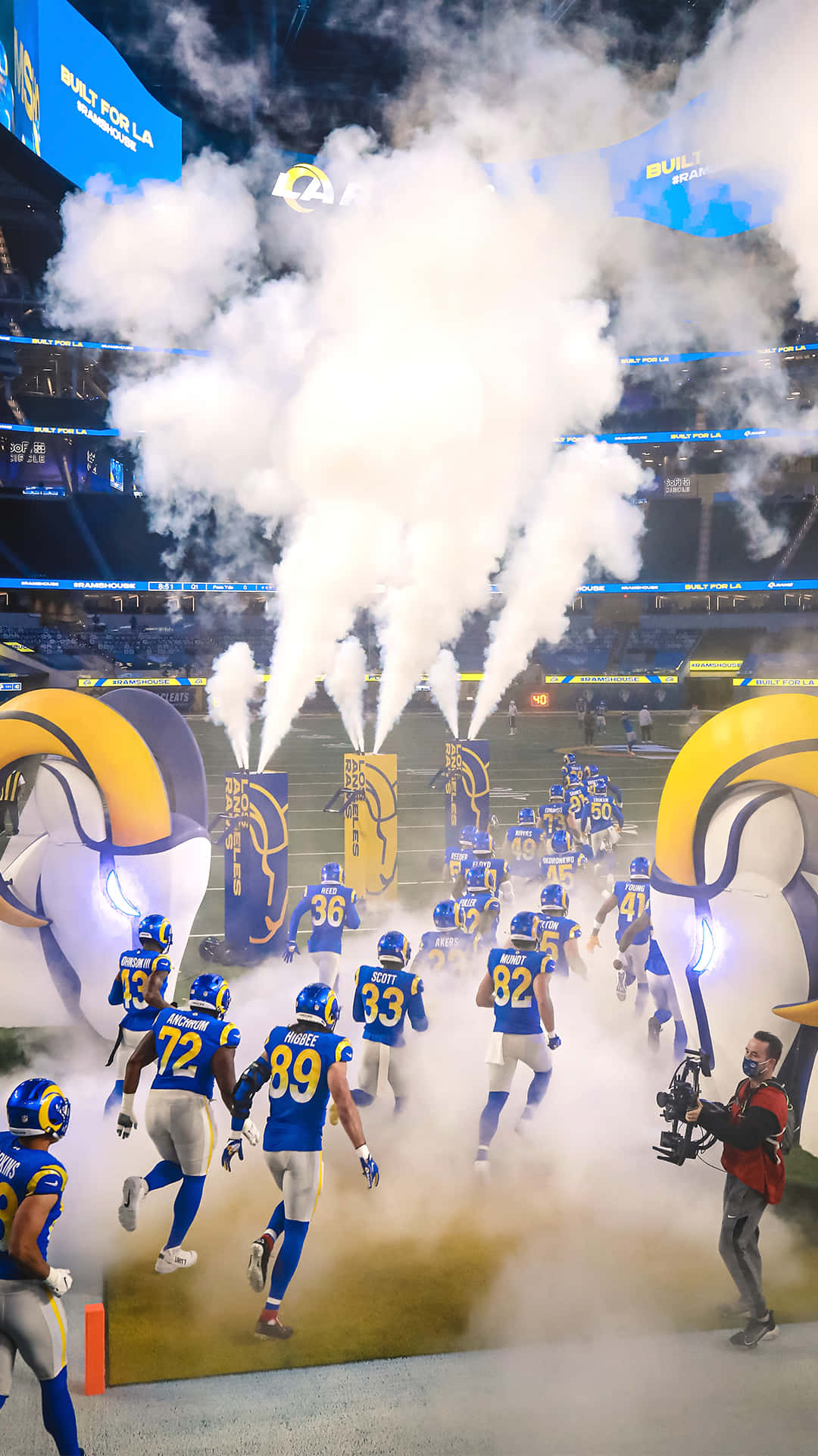 “Be Cool with the Cool Rams” Wallpaper