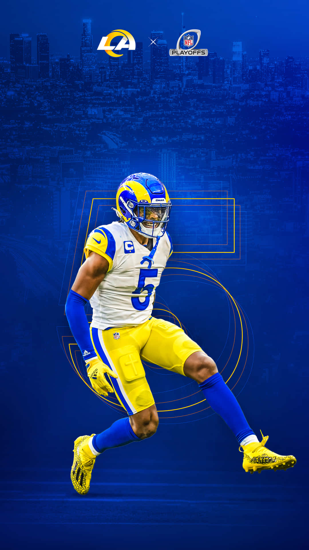 Show your passion with the iconic Cool Rams logo Wallpaper