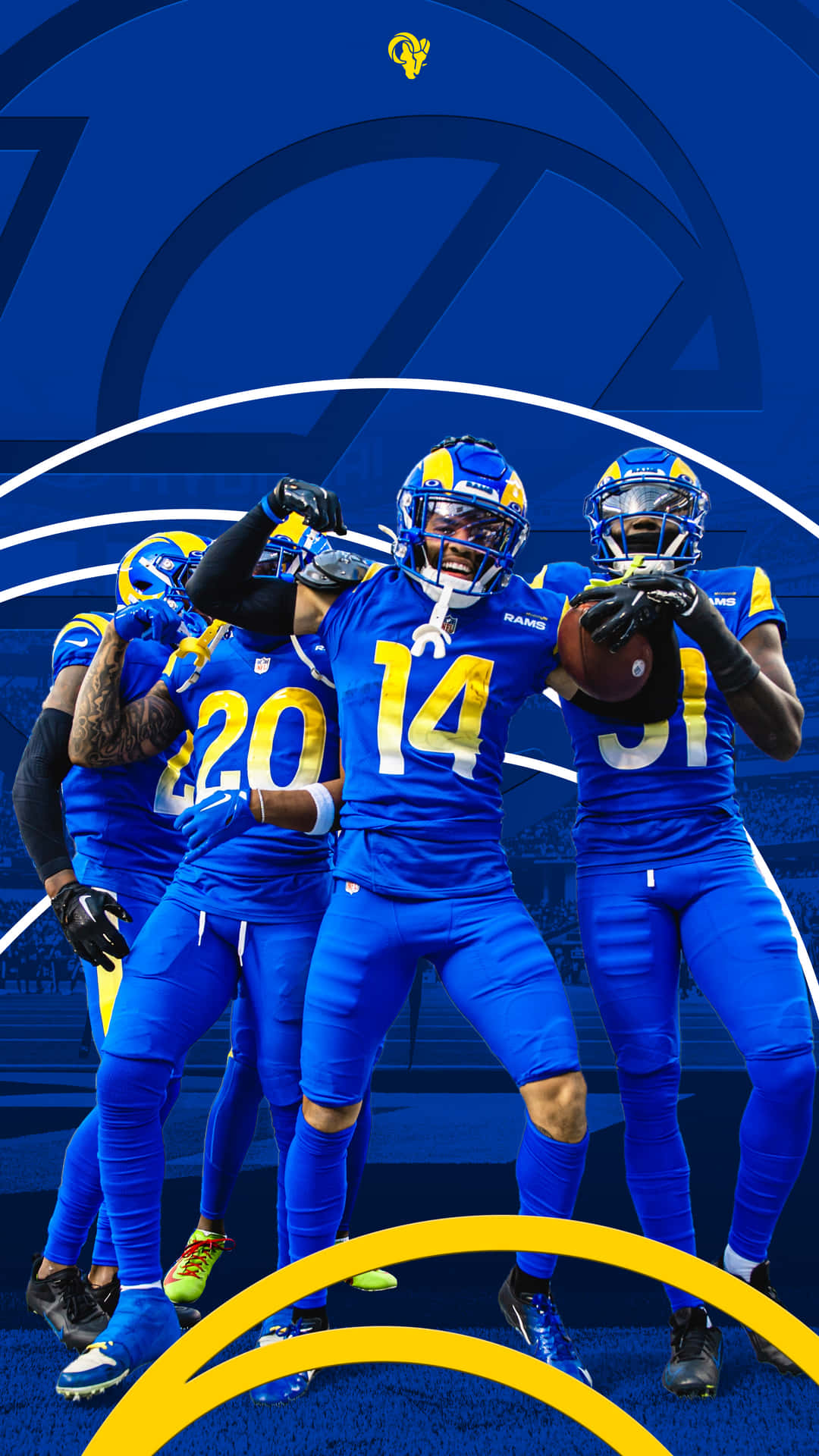 Download Get Ready for the Big Game with Cool Rams Wallpaper
