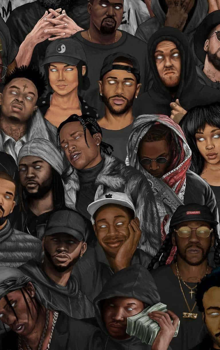 Cool Rapper Embracing His Hip Hop Roots Wallpaper