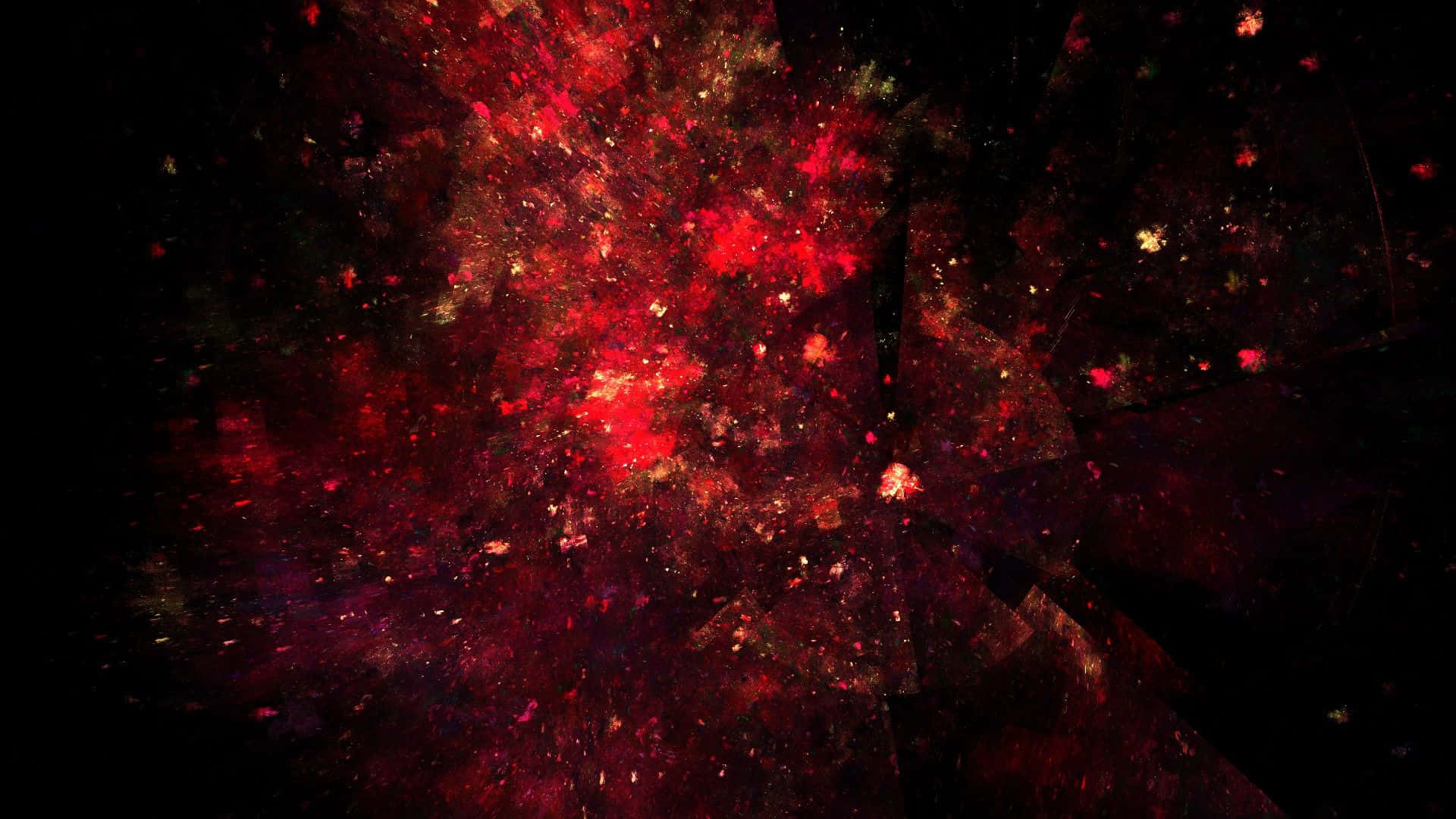 A Red And Black Background With A Lot Of Stars