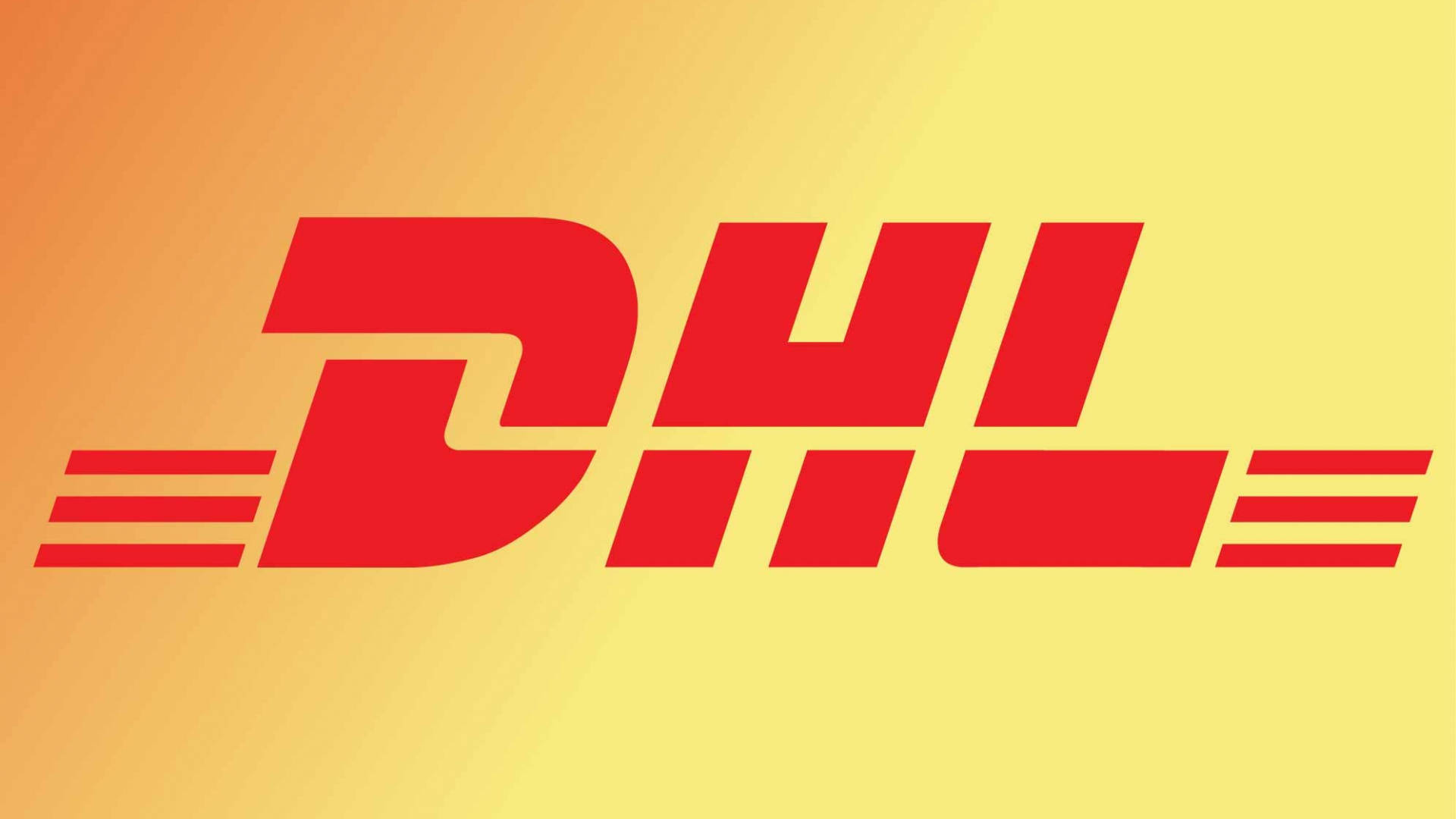 Cool Red DHL Logo Wallpaper