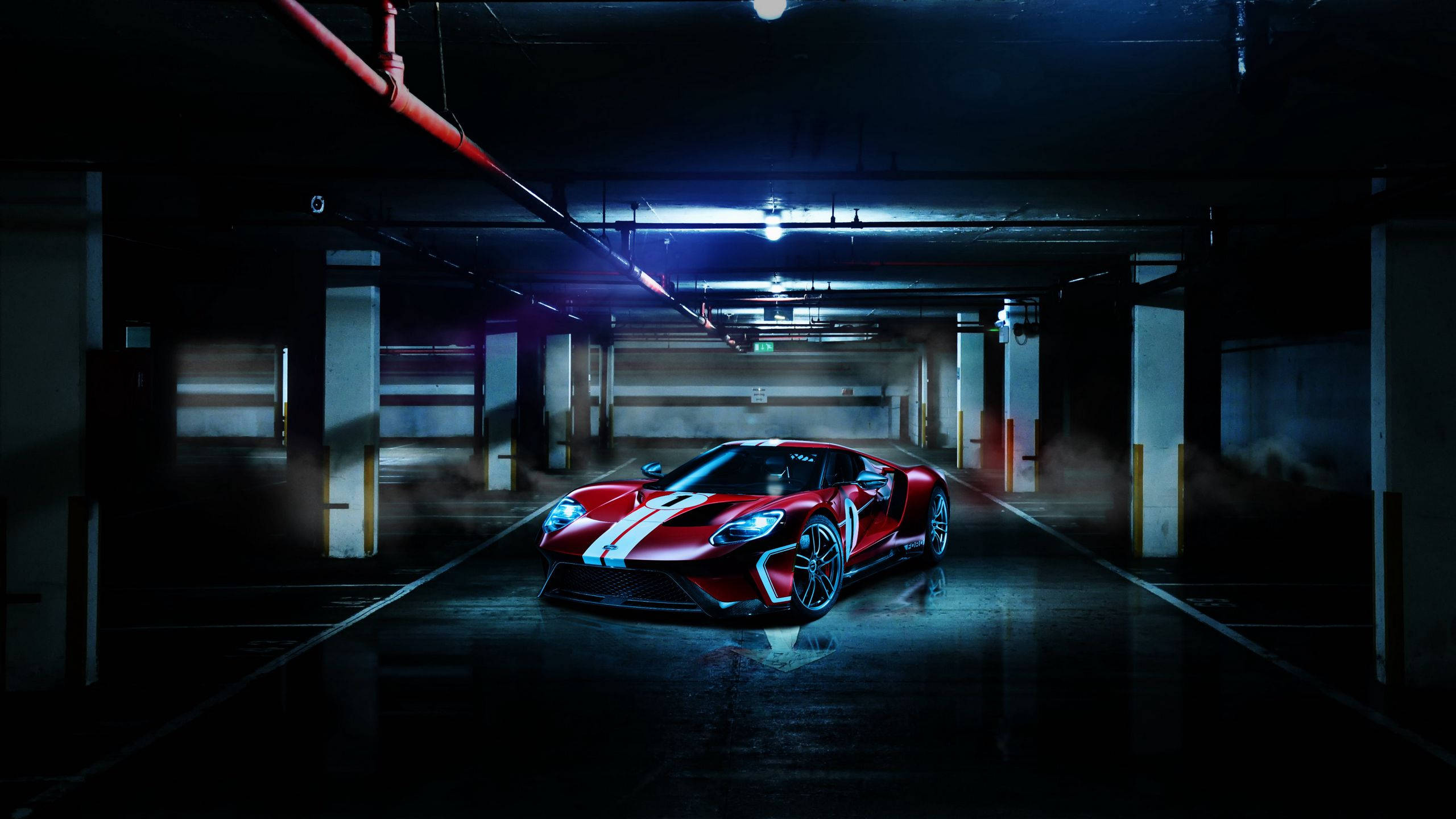 Cool Red Ford Gt Wallpaper