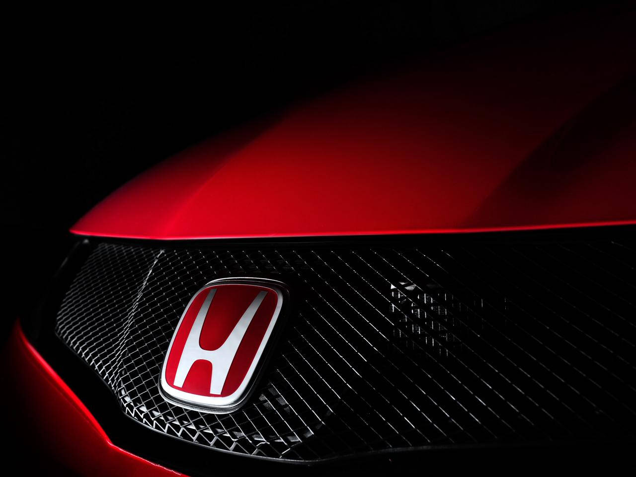 Cool Red Front Honda Logo Wallpaper