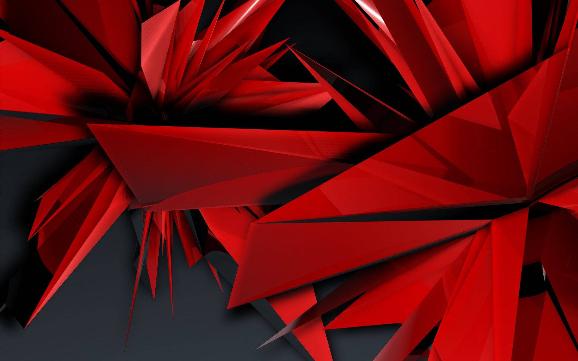 Cool Red Glass Shards