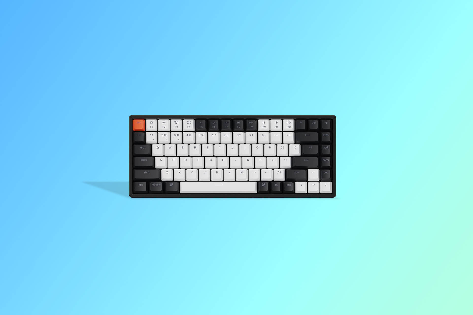 Cool Retro Design Computer Keyboard Background