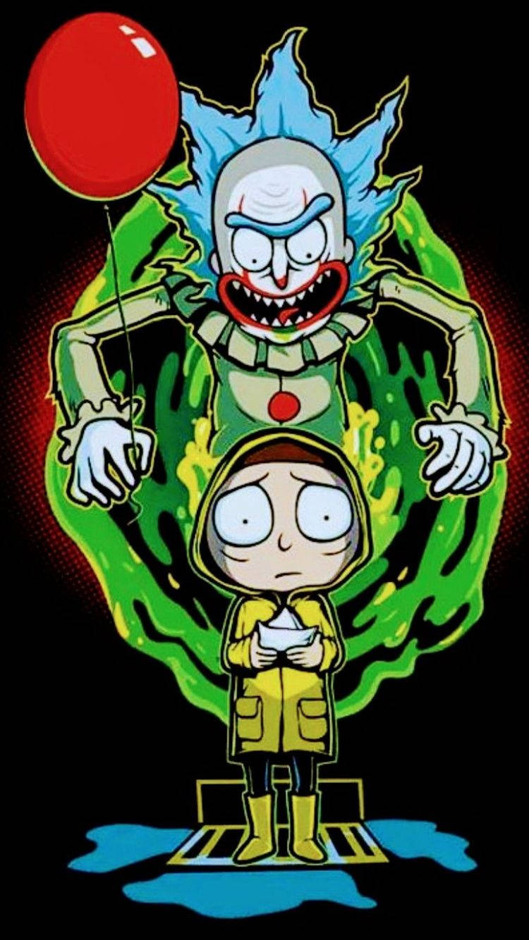 Cool Rick And Morty Clown Theme