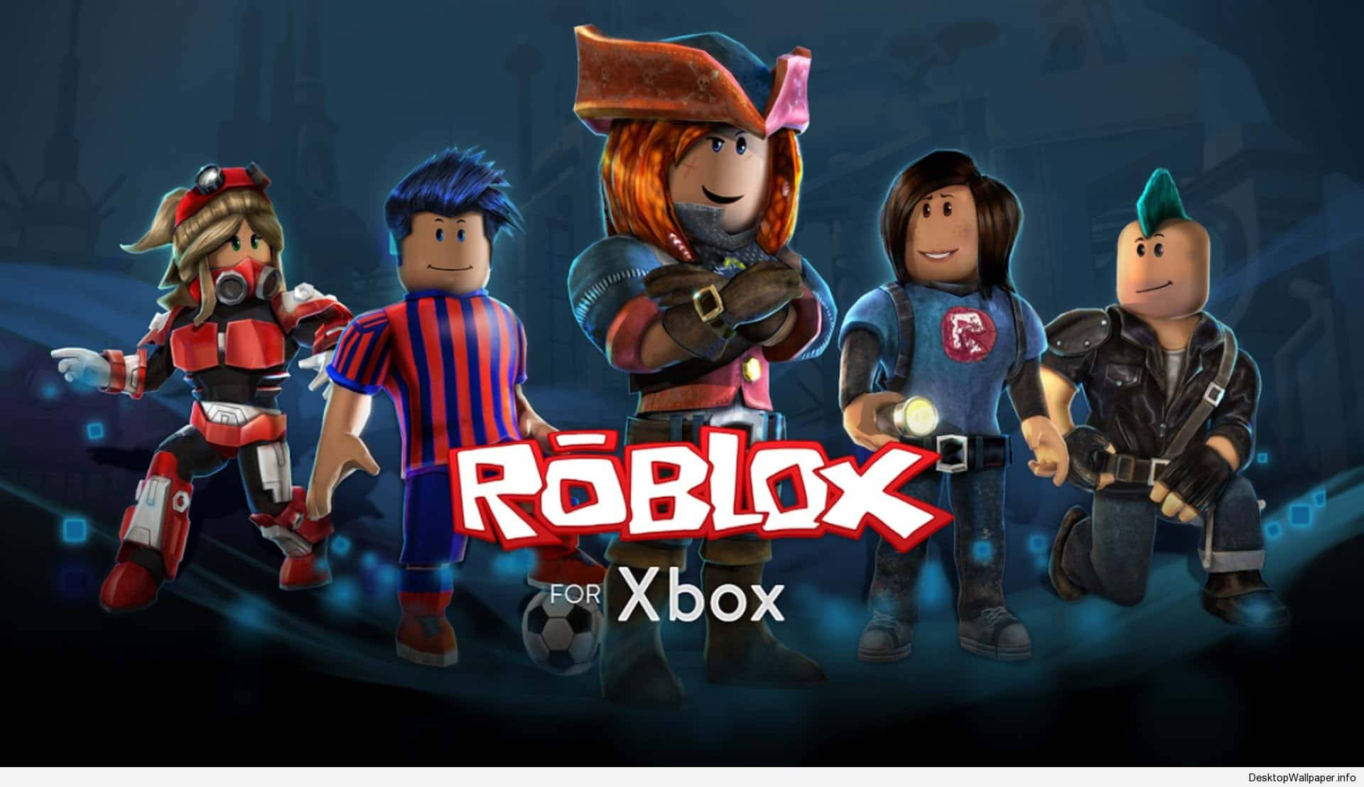 A Cool Roblox Poster for Xbox— Immerse Yourself in an Epic Gaming World! Wallpaper
