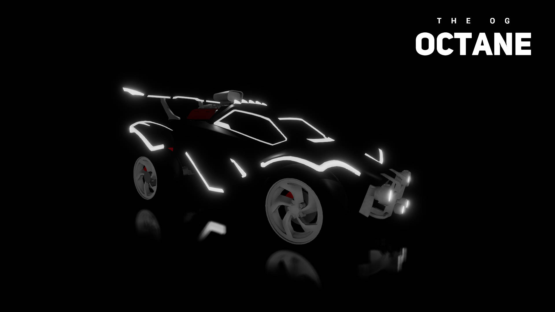 Speed down the pitch in the sleek, black Tron-inspired power car! Wallpaper