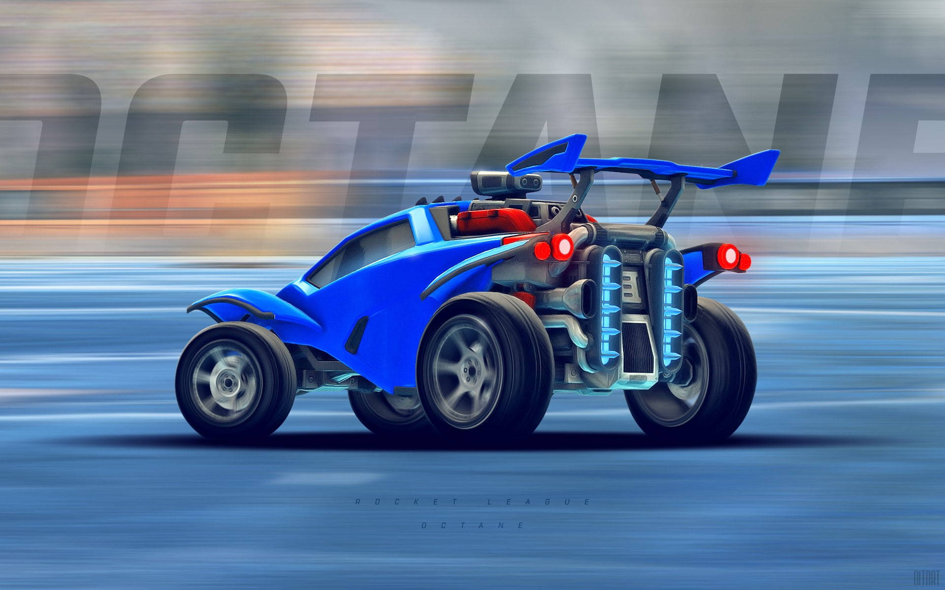 Cool Rocket League Blue Octane Battle Car