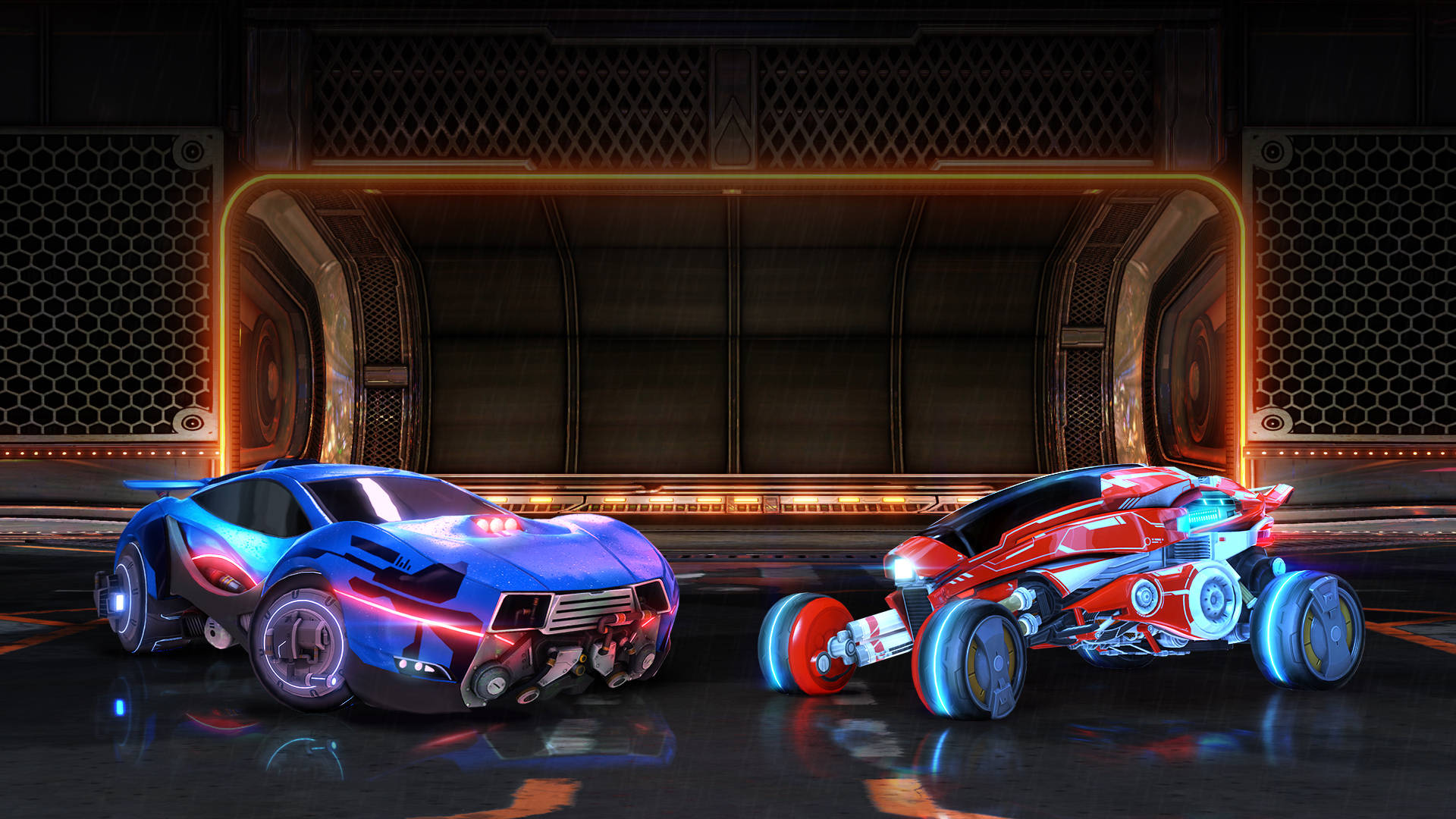 Cool Rocket League Flashy Cars Wallpaper