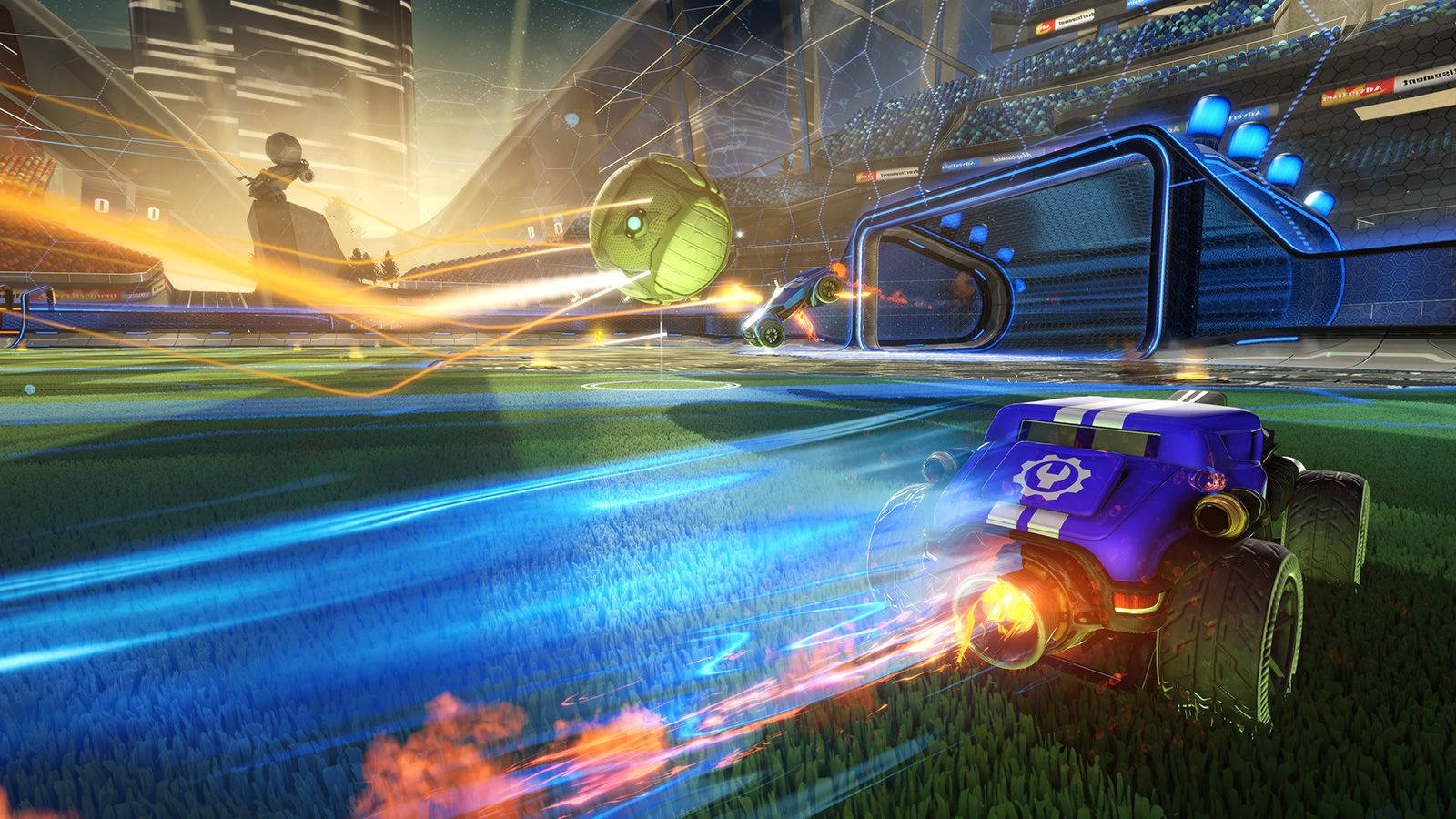 Live Life in the Fast Lane with Rocket League Wallpaper