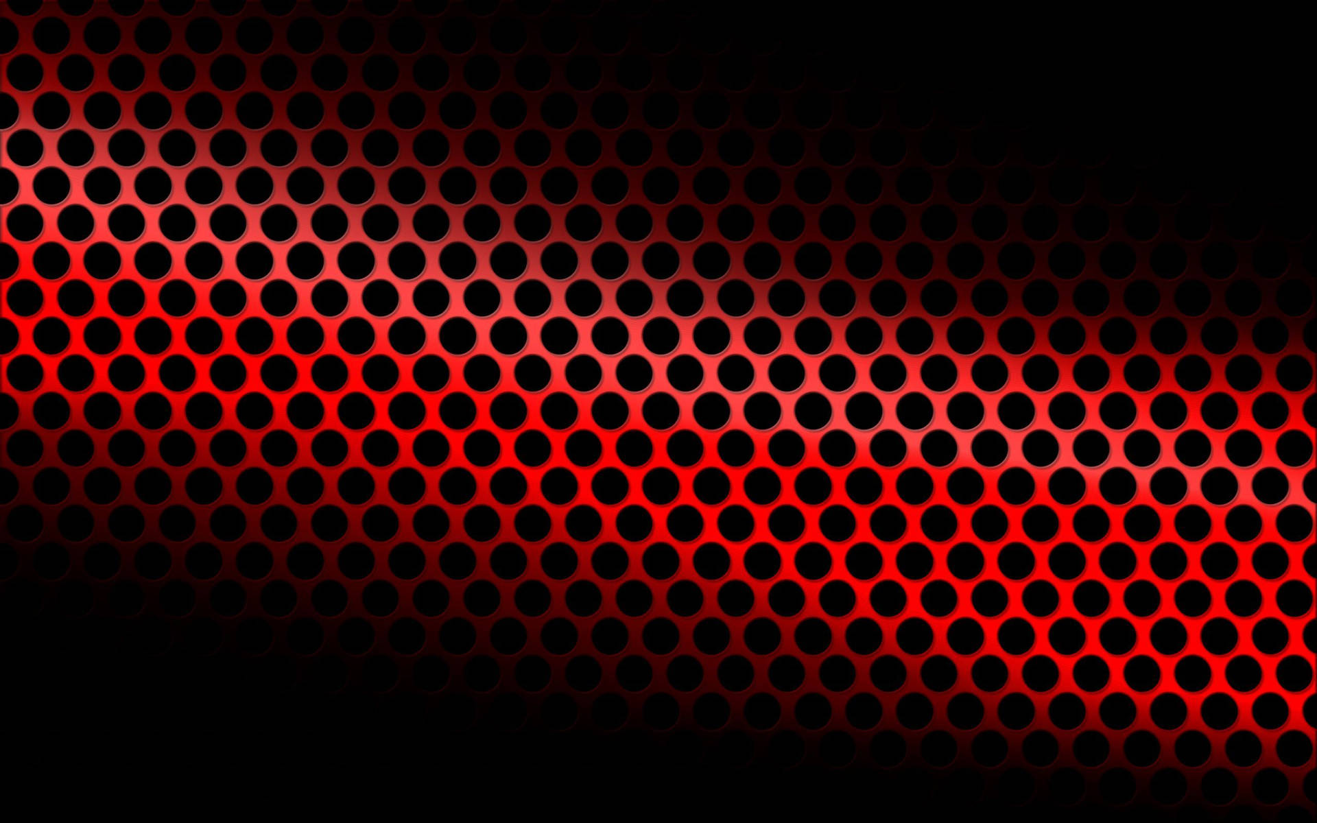 Cool Rød Hulet Stålplade Wallpaper