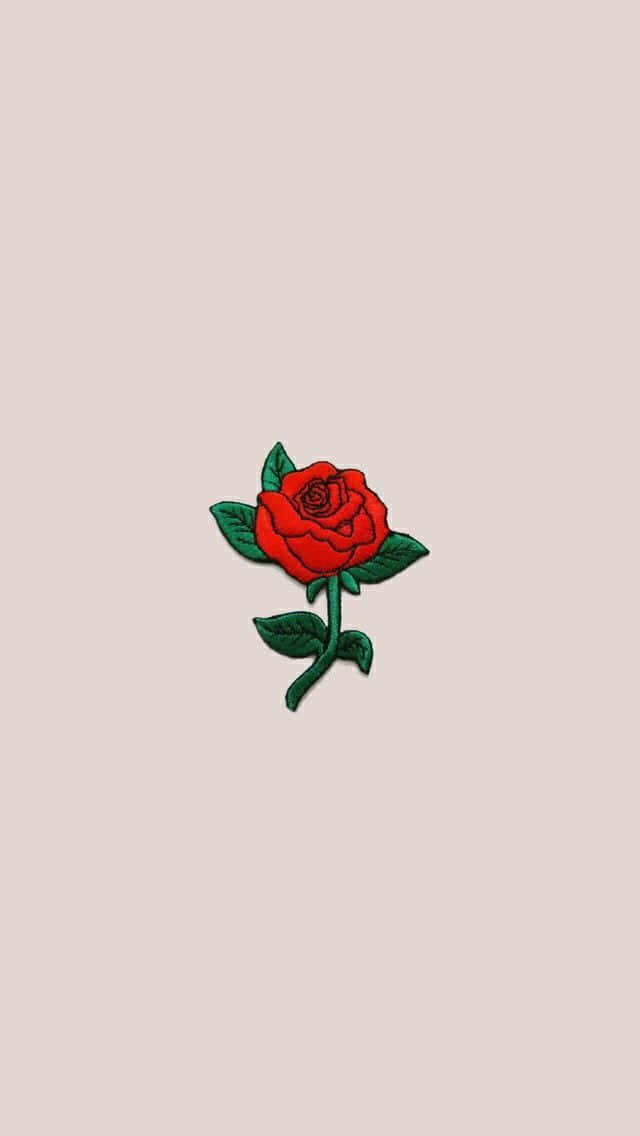 Køl rose: En Smuk Bouquet af Liv Wallpaper