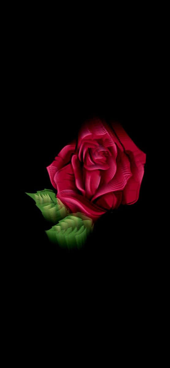 Genopliv dig selv med den fredelige skønhed af et rosenmønstret tapet. Wallpaper