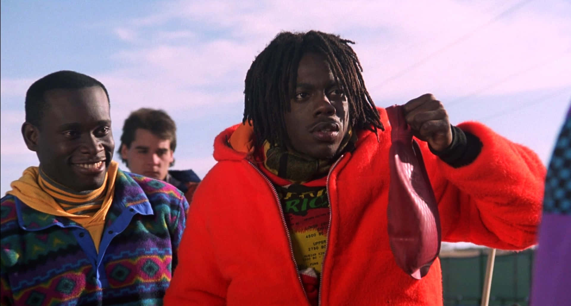 Cool Runnings Iconic Bobsled Scene Wallpaper